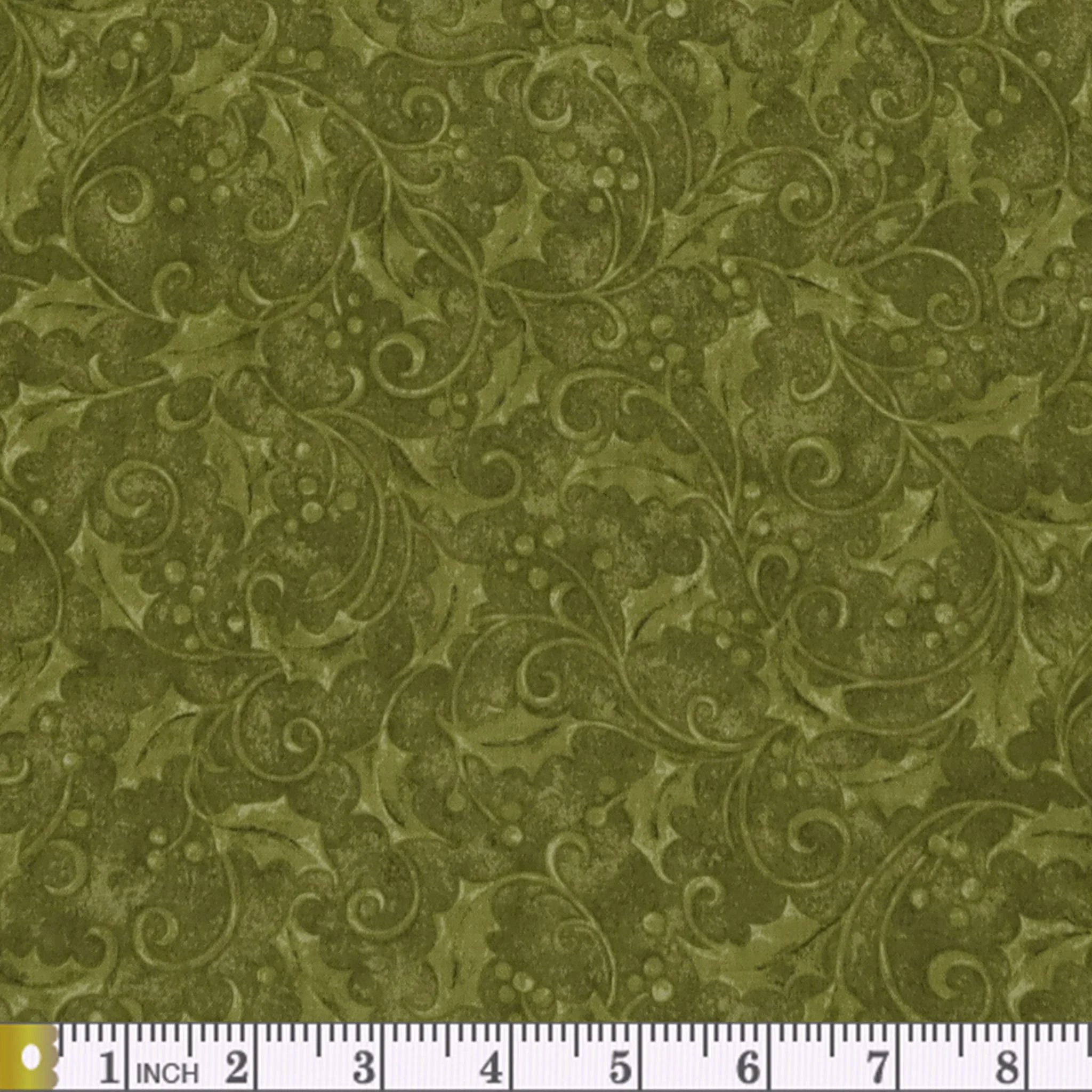 Star of Wonder, Star of Light Holly Fabric Collection - Green - Image 2