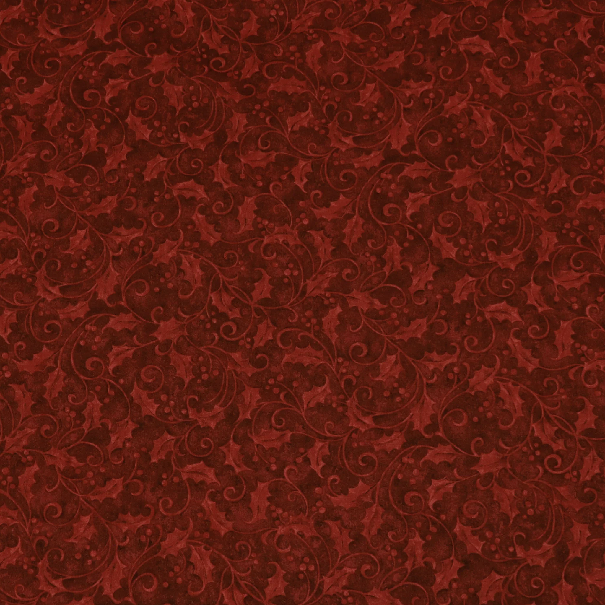 Star of Wonder, Star of Light Holly Fabric Collection - Red