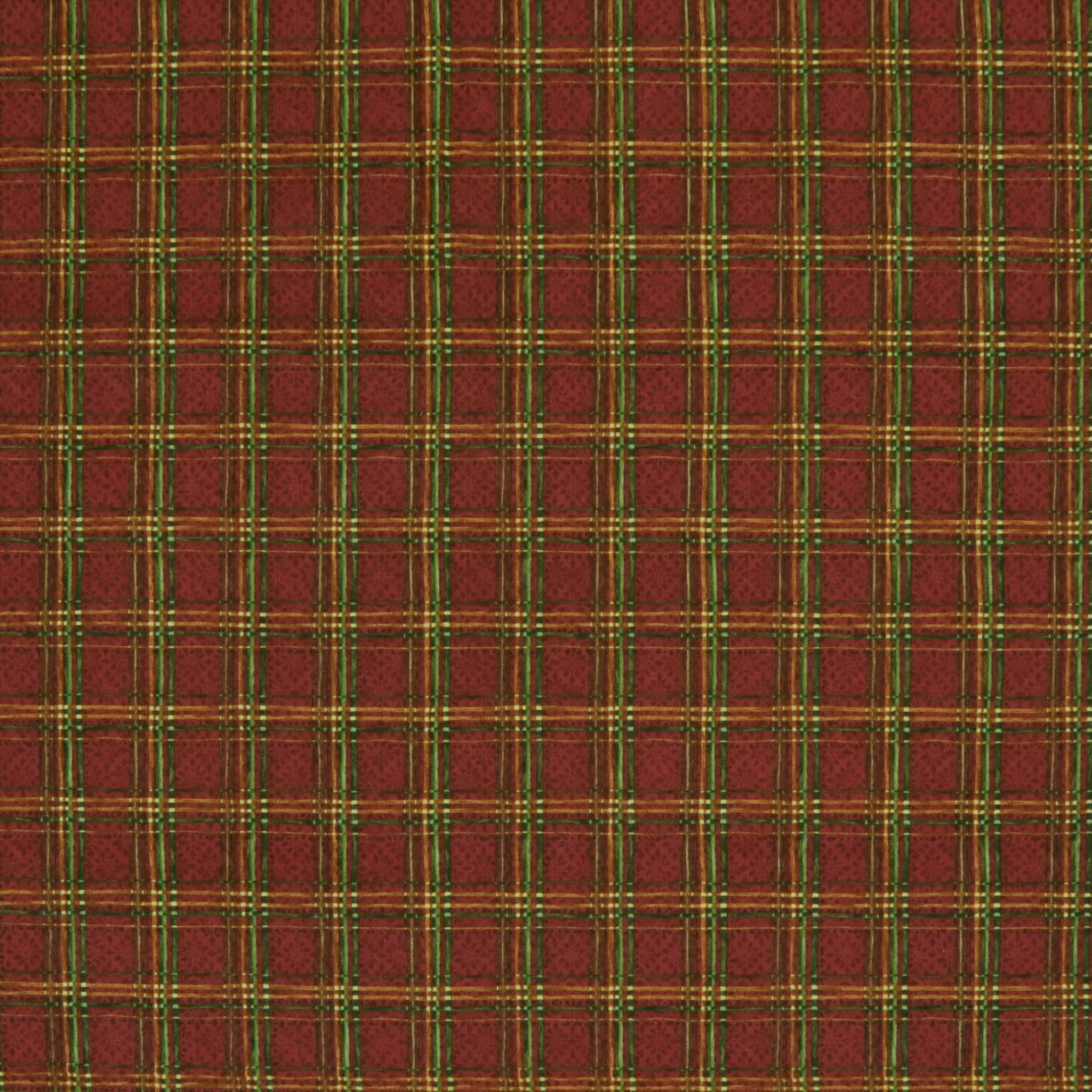 Star of Wonder, Star of Light Plaid Fabric Collection - Red