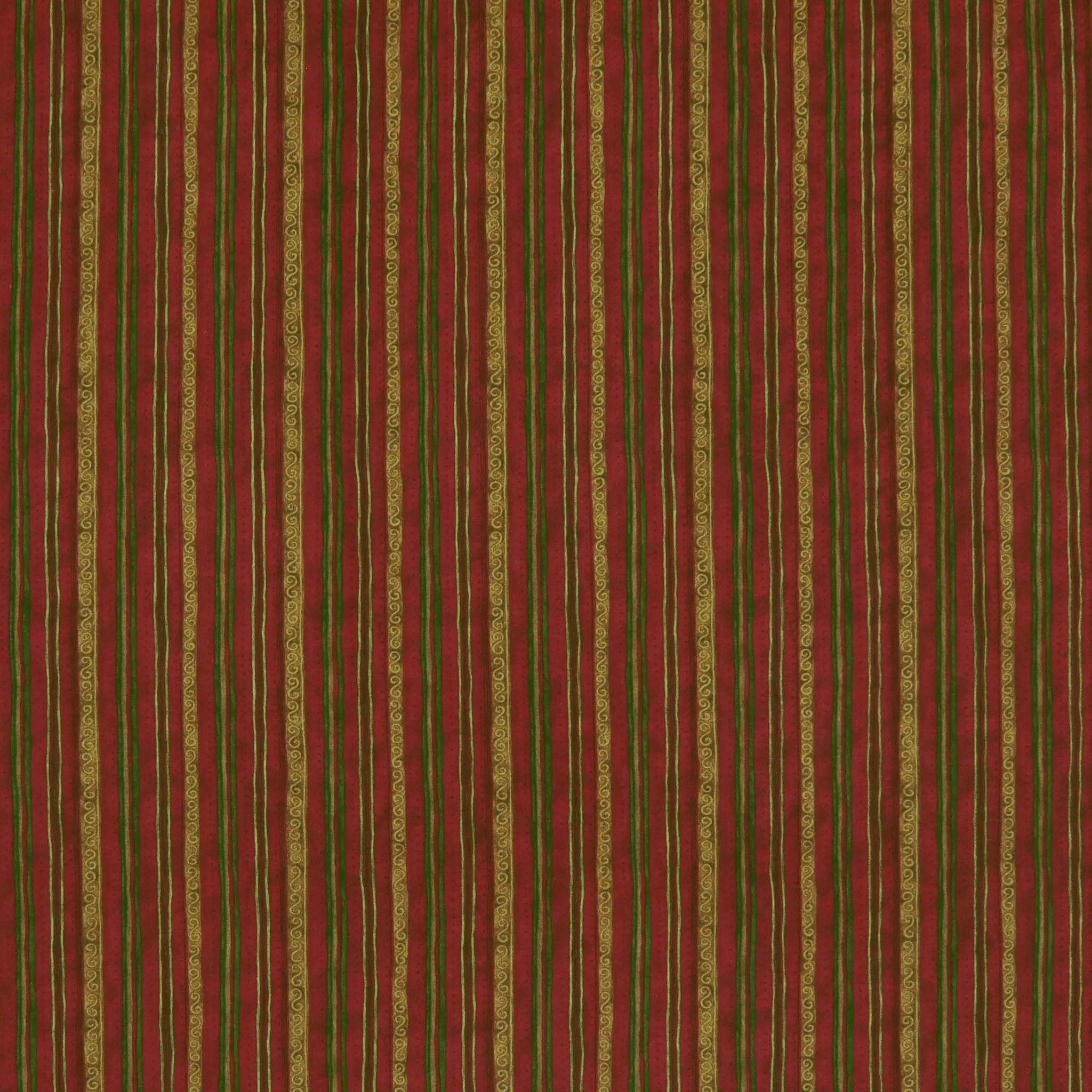 Star of Wonder, Star of Light Scroll Stripe Fabric Collection - Red