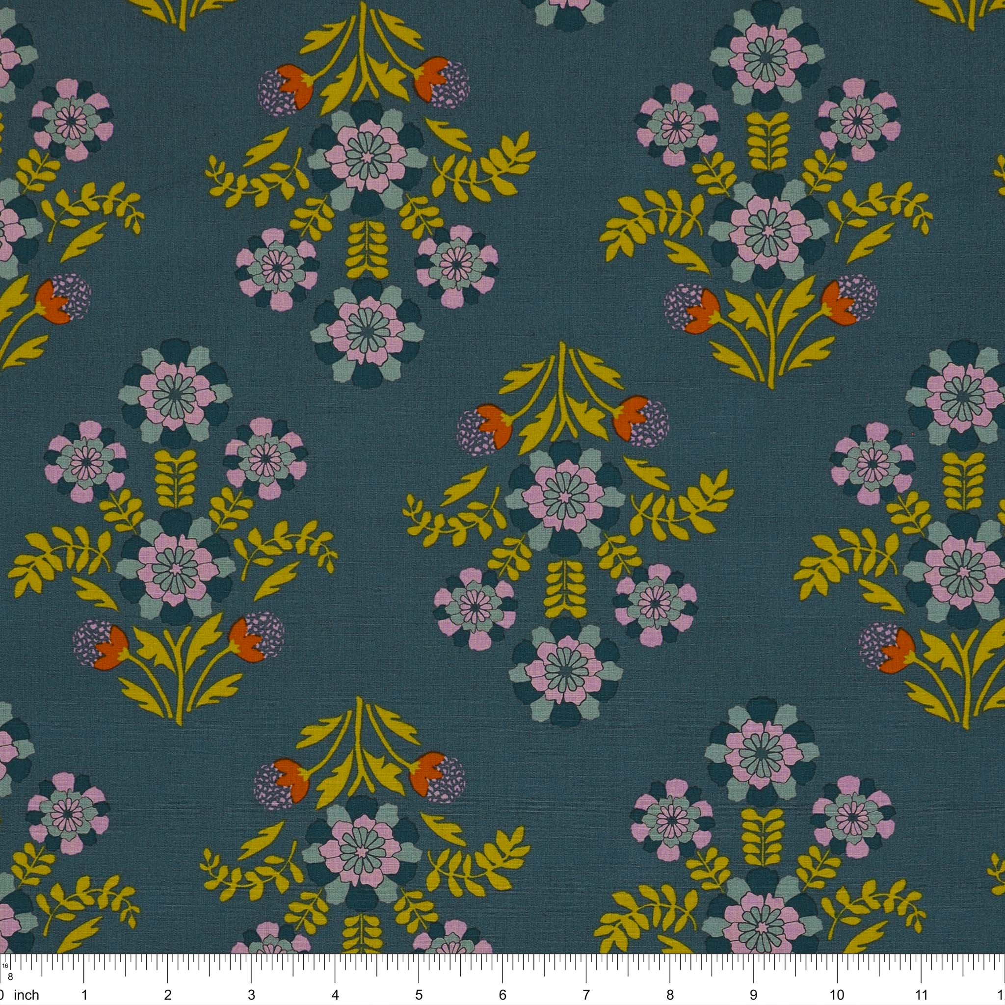 Starling Fabric Collection - Bramblebloom Blue - Image 3