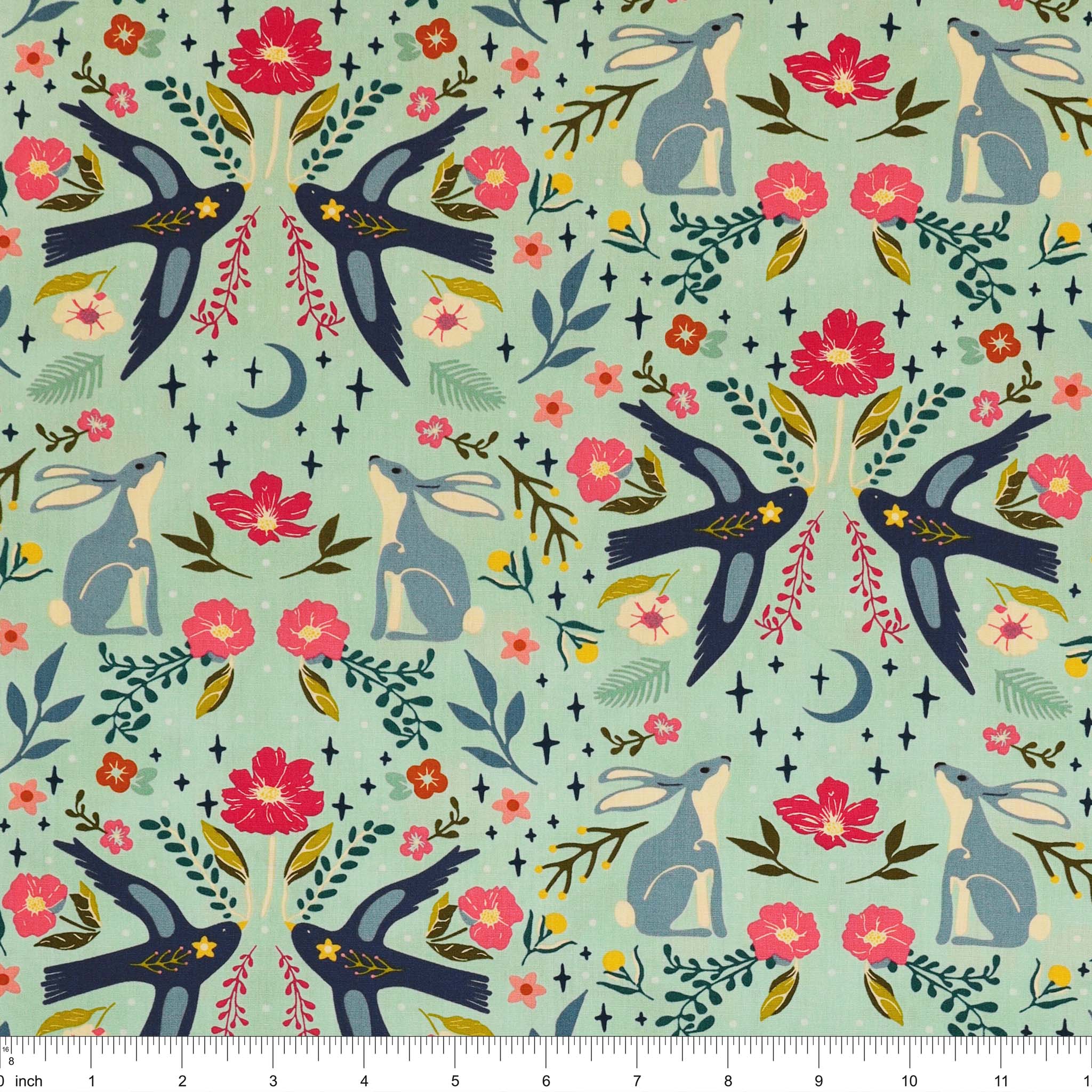 Starling Fabric Collection - Moonlit Forest Dawn - Image 3