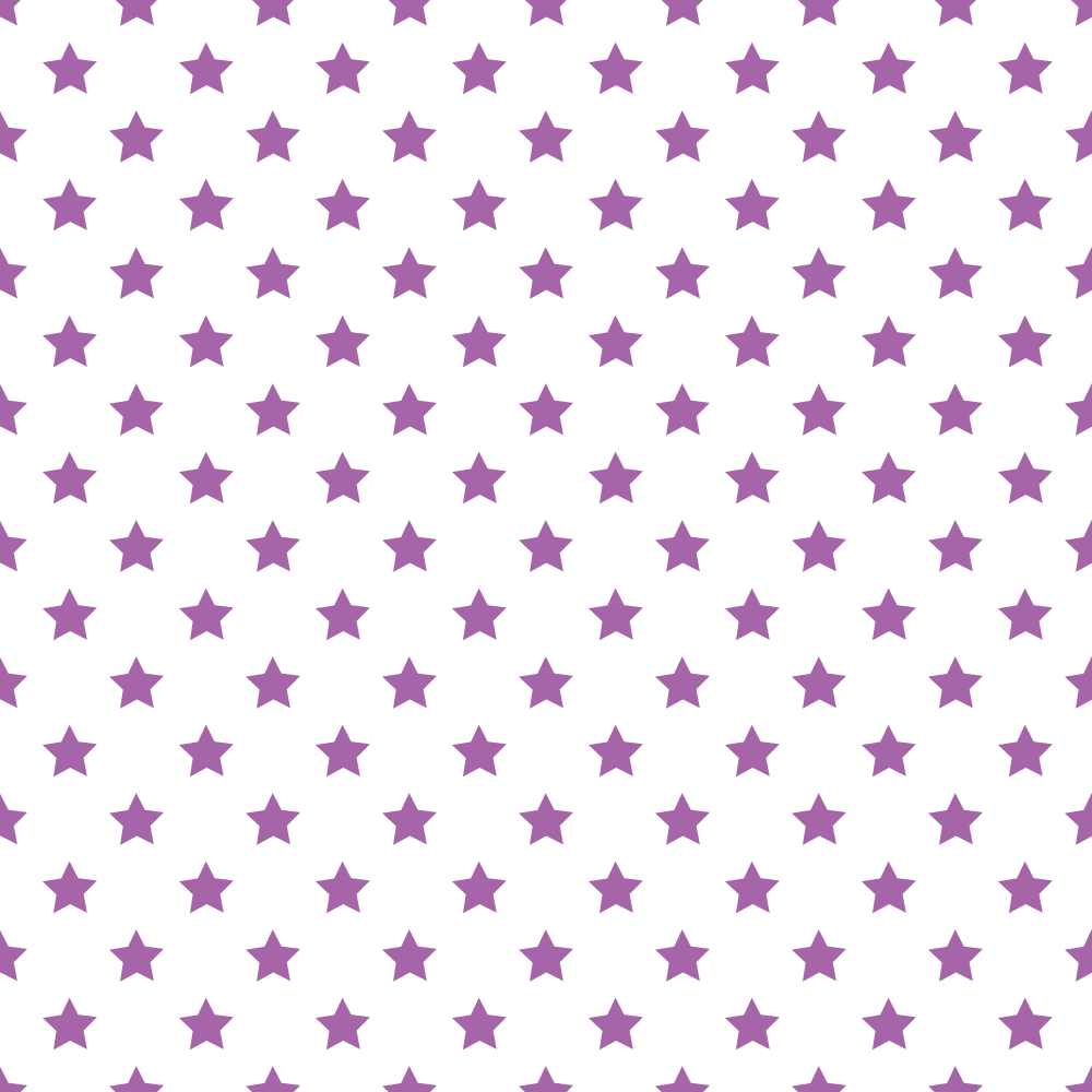 Stars Basics Fabric - Soft Purple on White