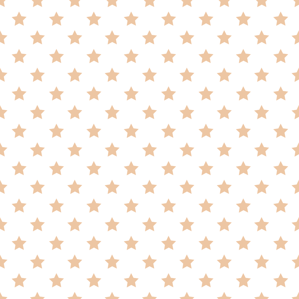 Stars Basics Fabric - Tacao on White