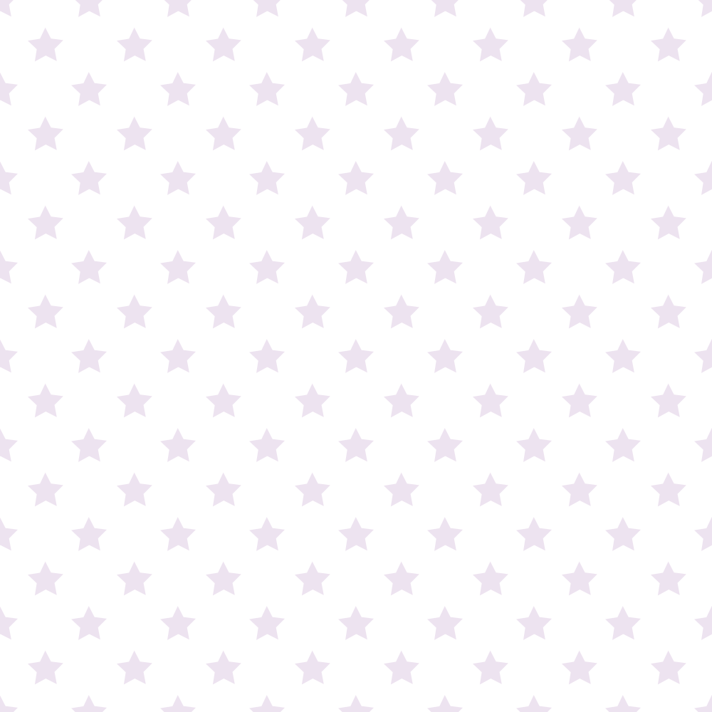 Stars Basics Fabric - Vintage Violet on White