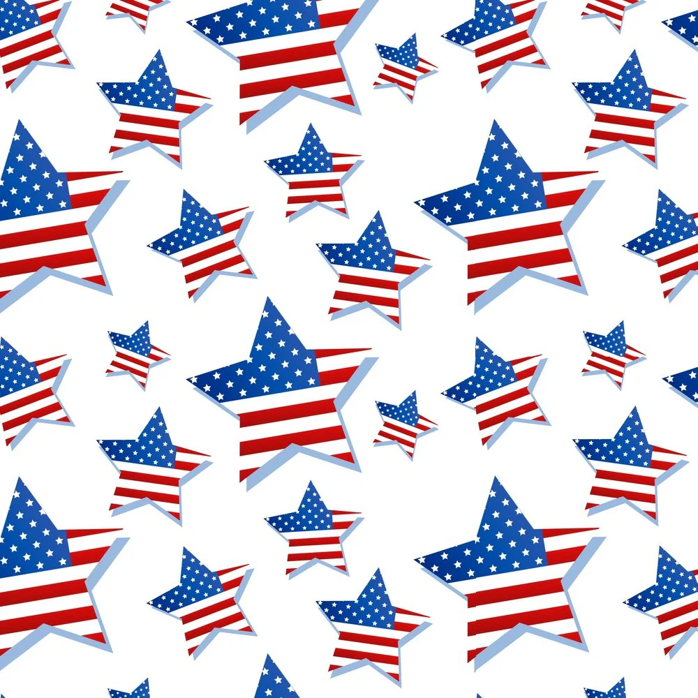 Stars Of The United States Fabric - Multi