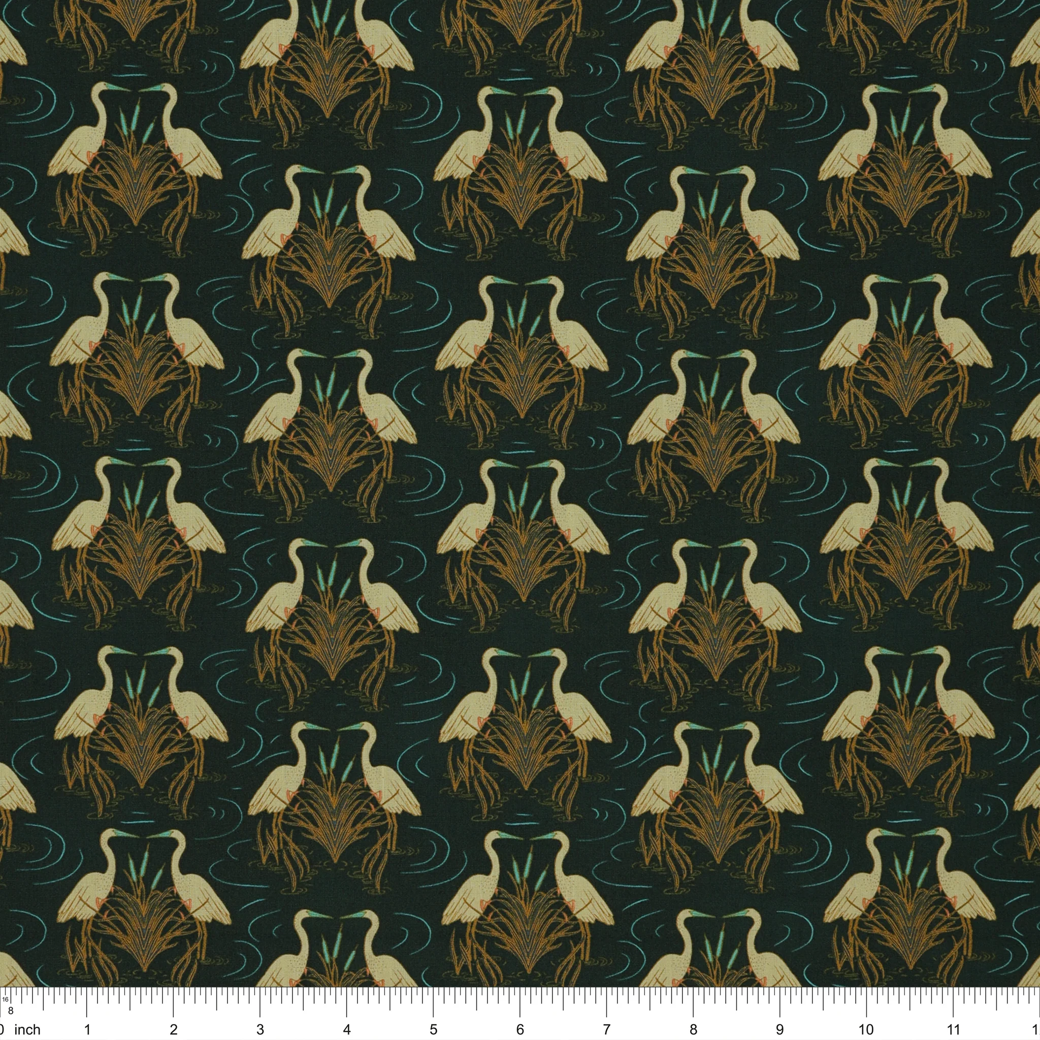 Stillwater Fabric Collection - Egret Dance Twilight - Image 3