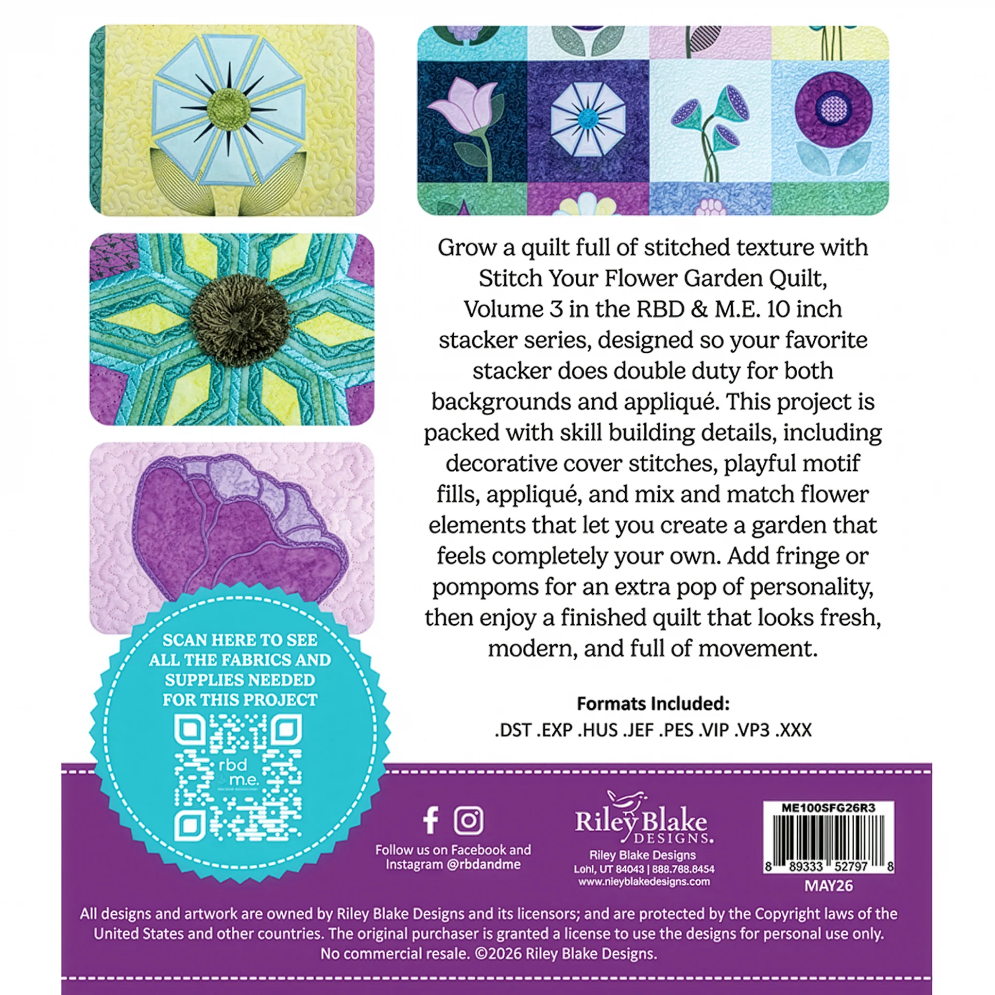 Stitch Your Flower Garden Embroidery USB Pattern - Image 12