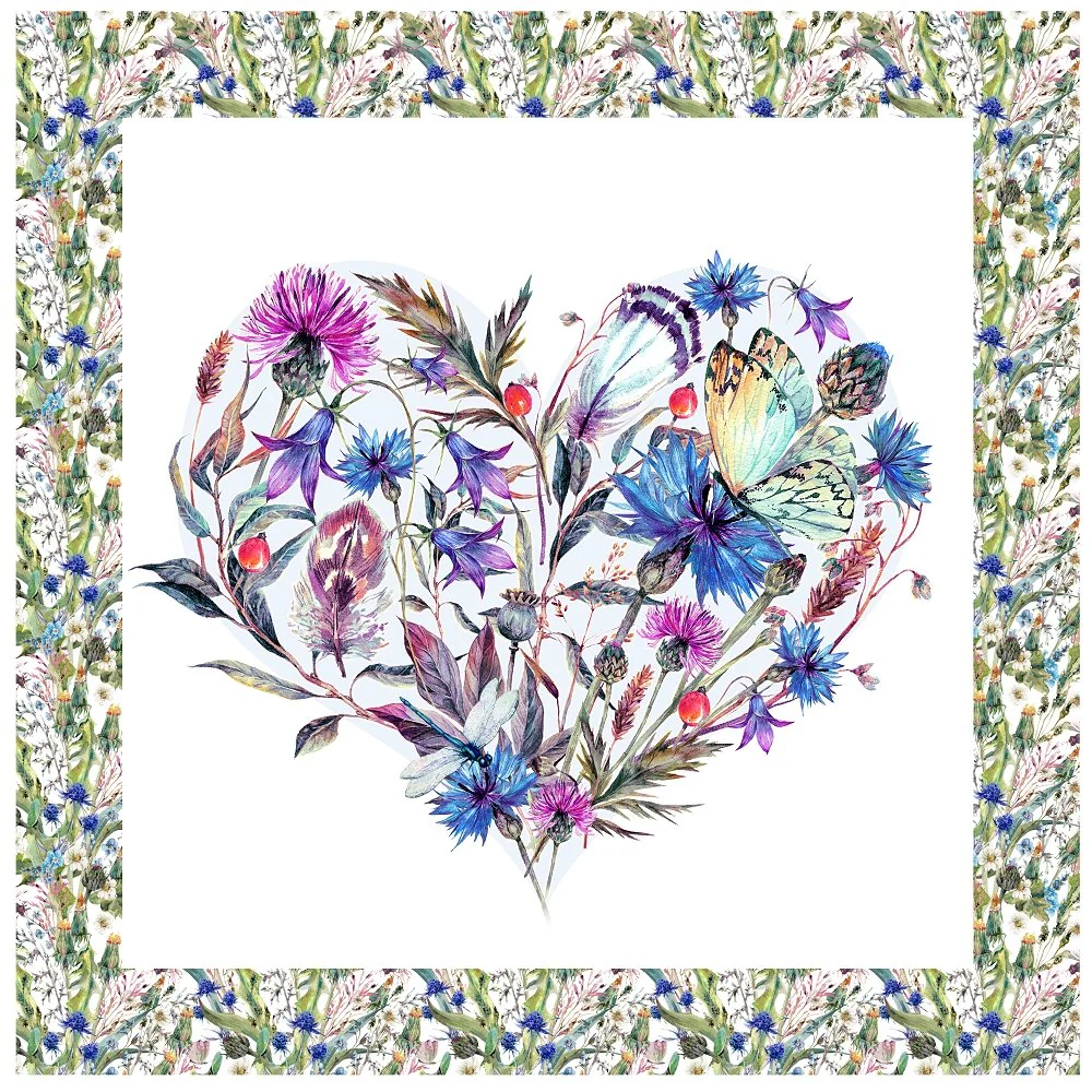 Summer Bouquet of Wildflowers Pillow Panels - Image 3
