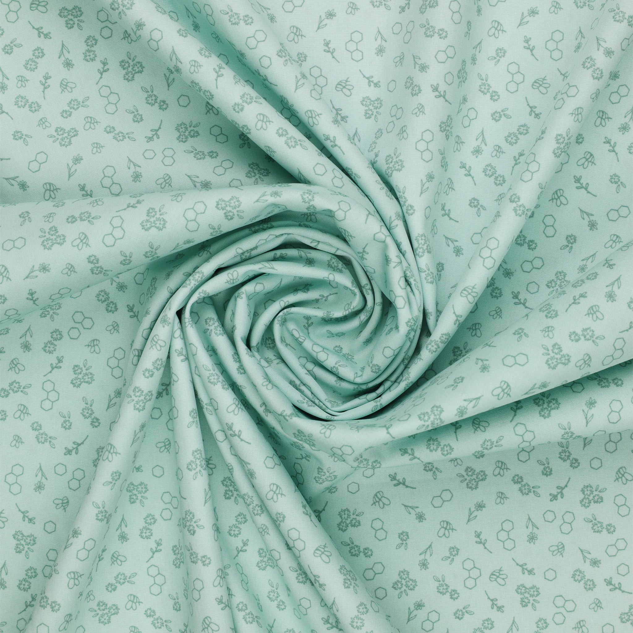 Summer Homestead Fabric Collection - Bumble & Bloom Sky - Image 2