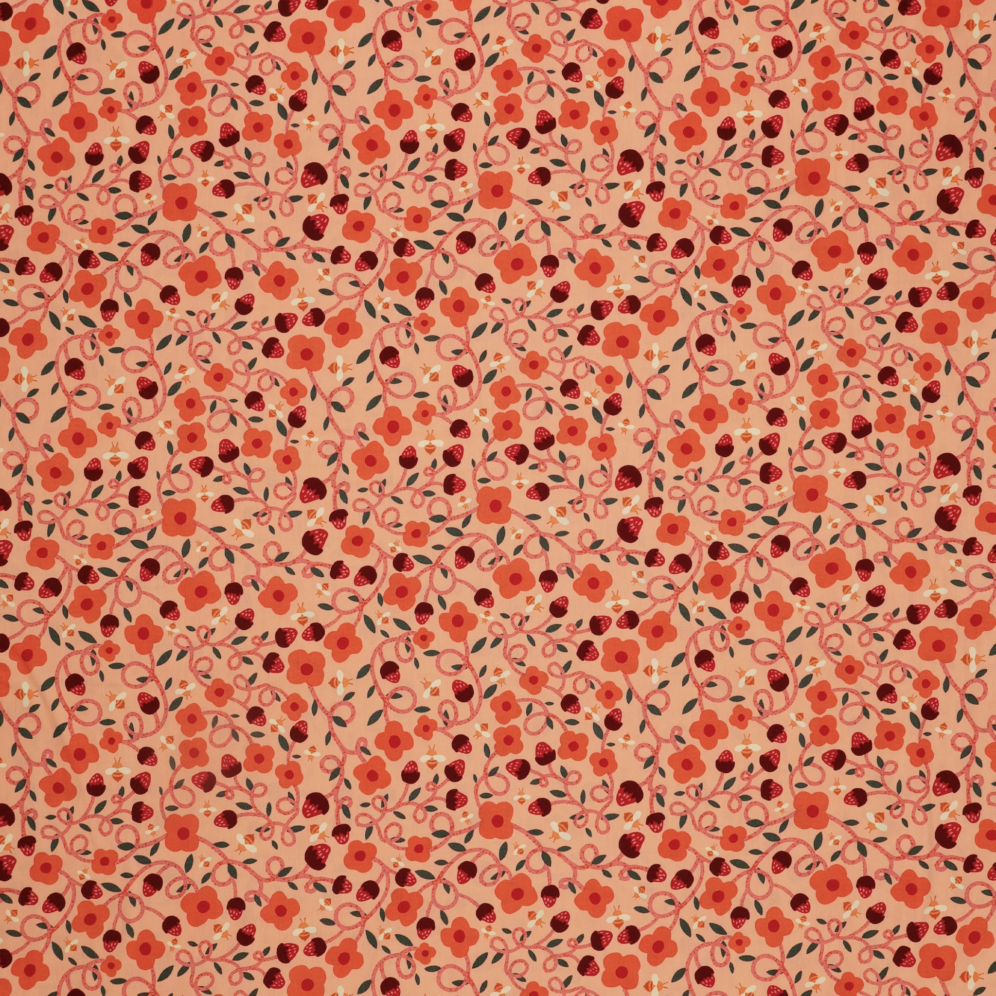 Summer Homestead Fabric Collection - Vibrant Vines