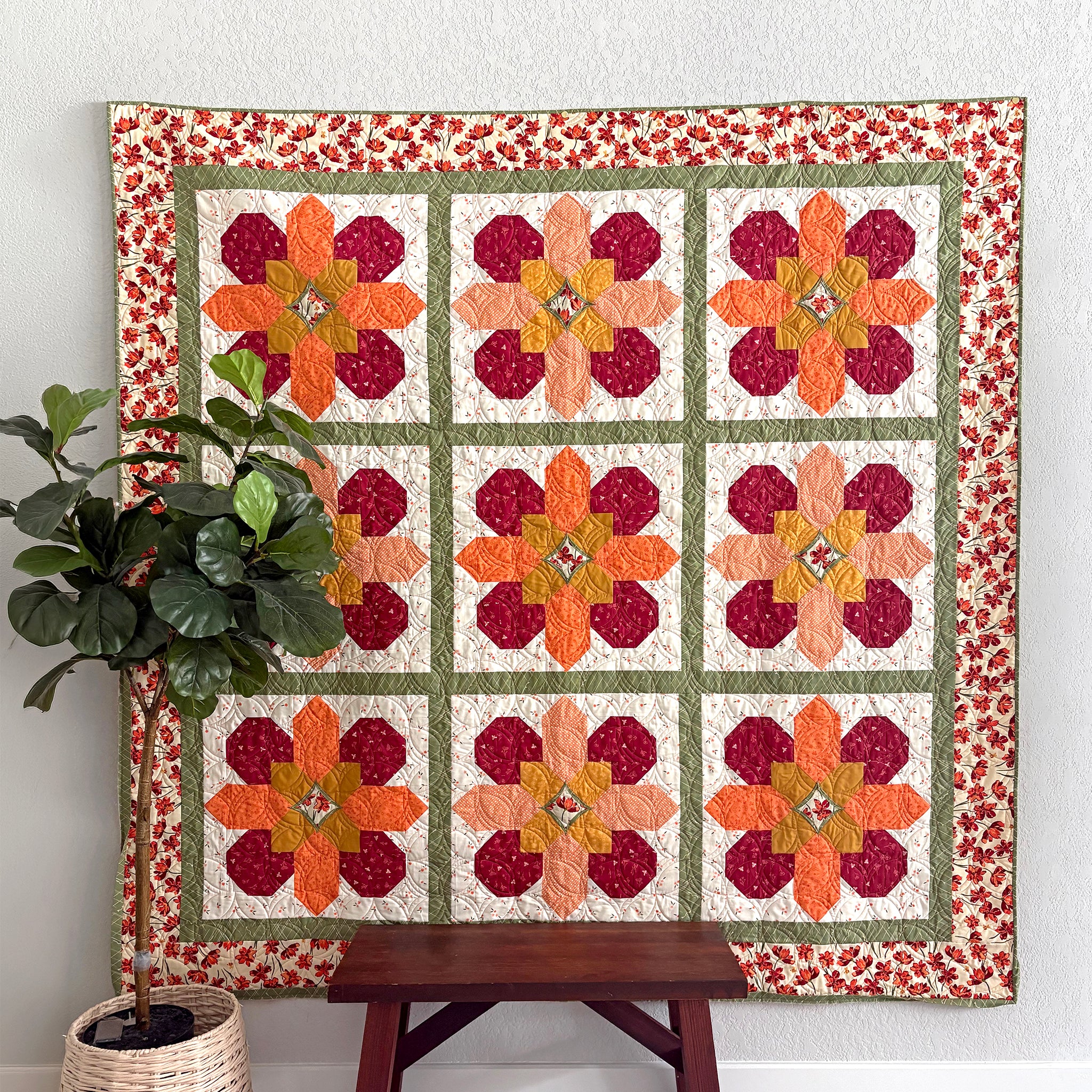 Summer Homestead Summer Blooms Quilt Kit - Image 3