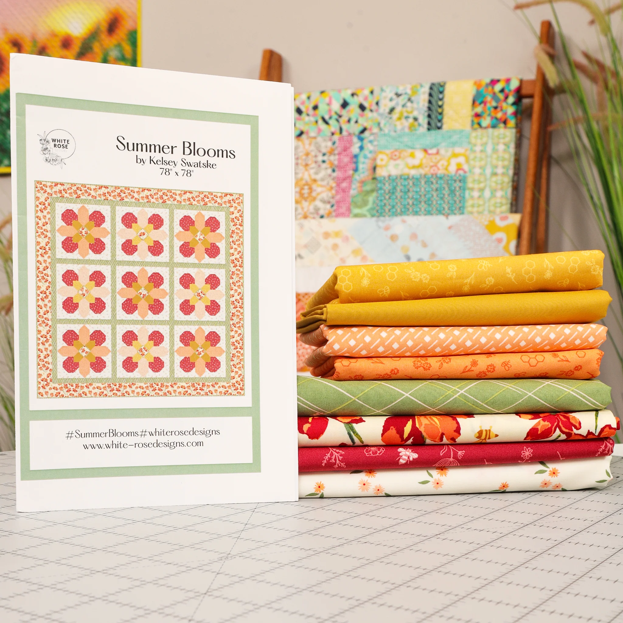 Summer Homestead Summer Blooms Quilt Kit - Image 4
