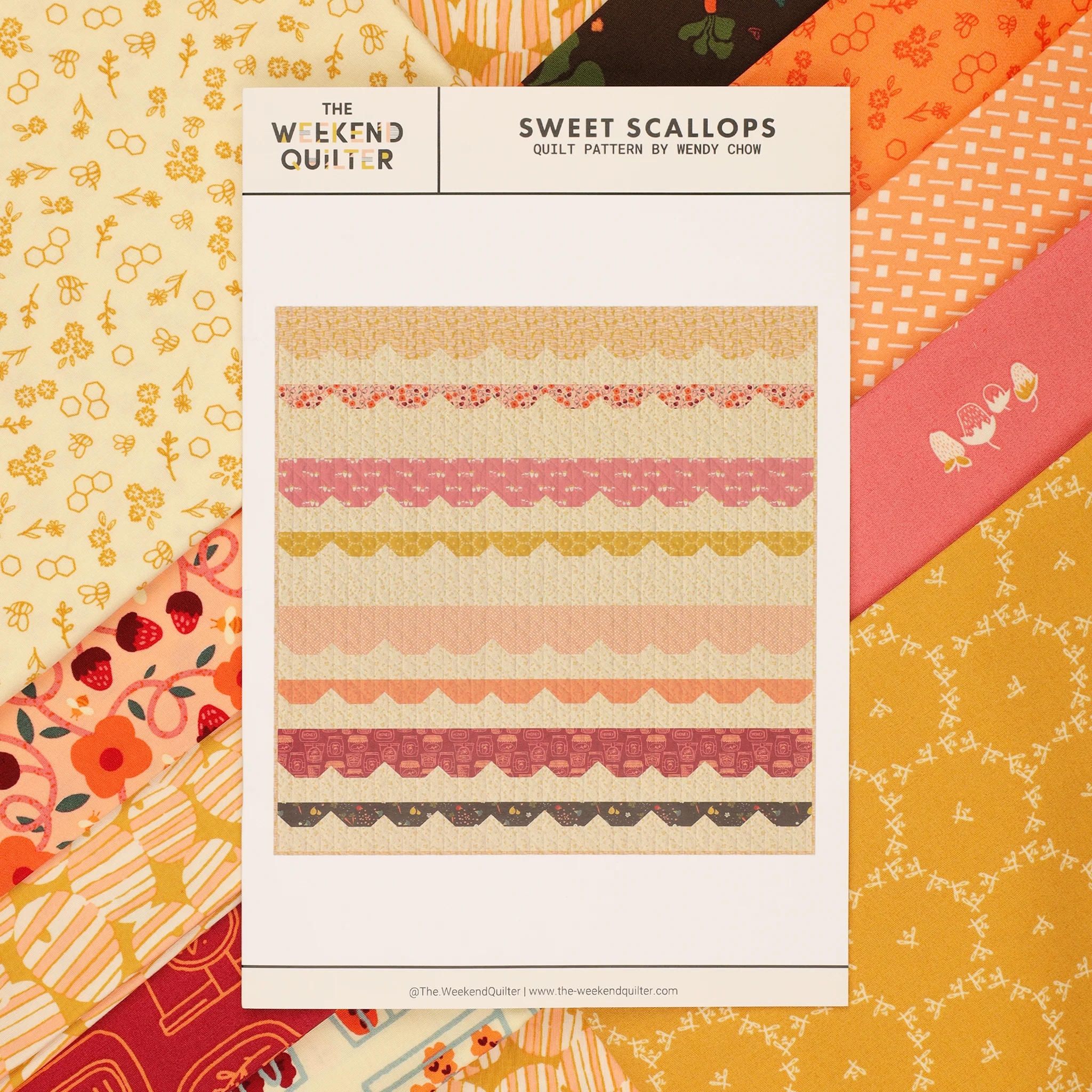 Summer Homestead Sweet Scallops Quilt Kit