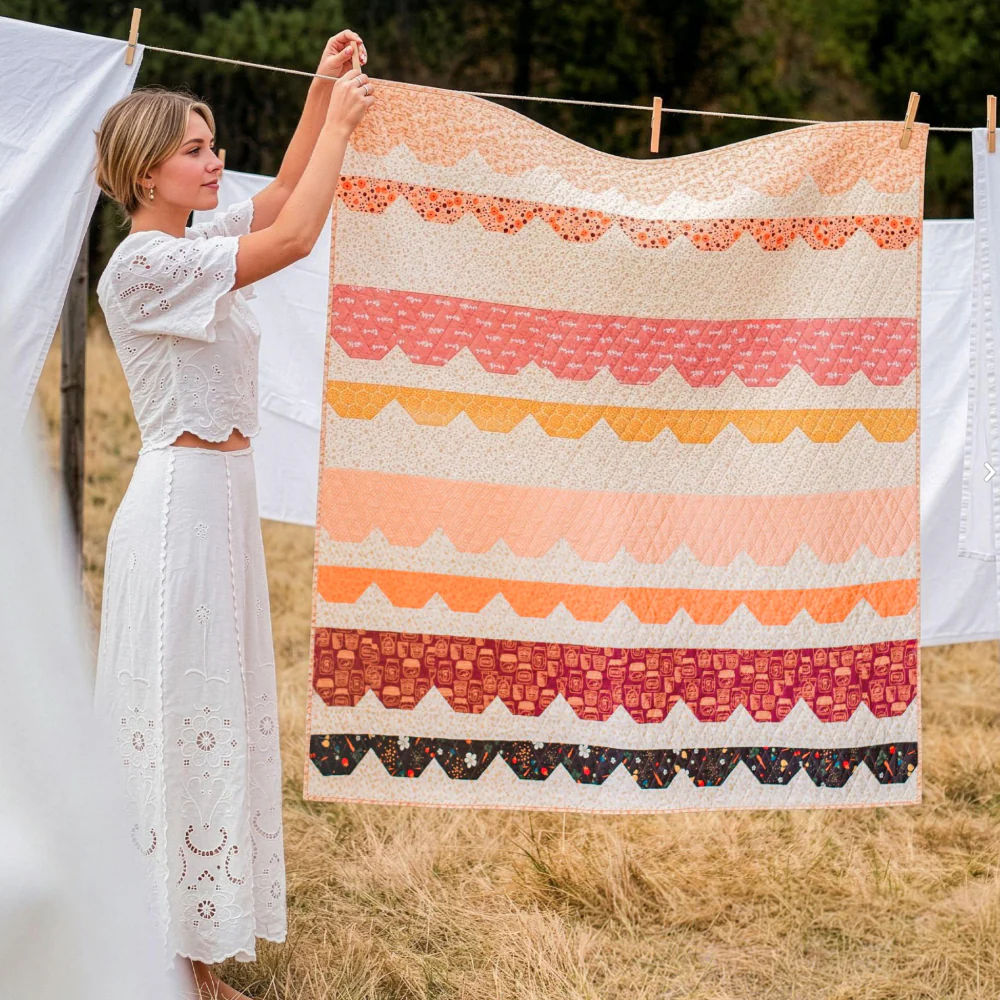 Summer Homestead Sweet Scallops Quilt Kit - Image 4