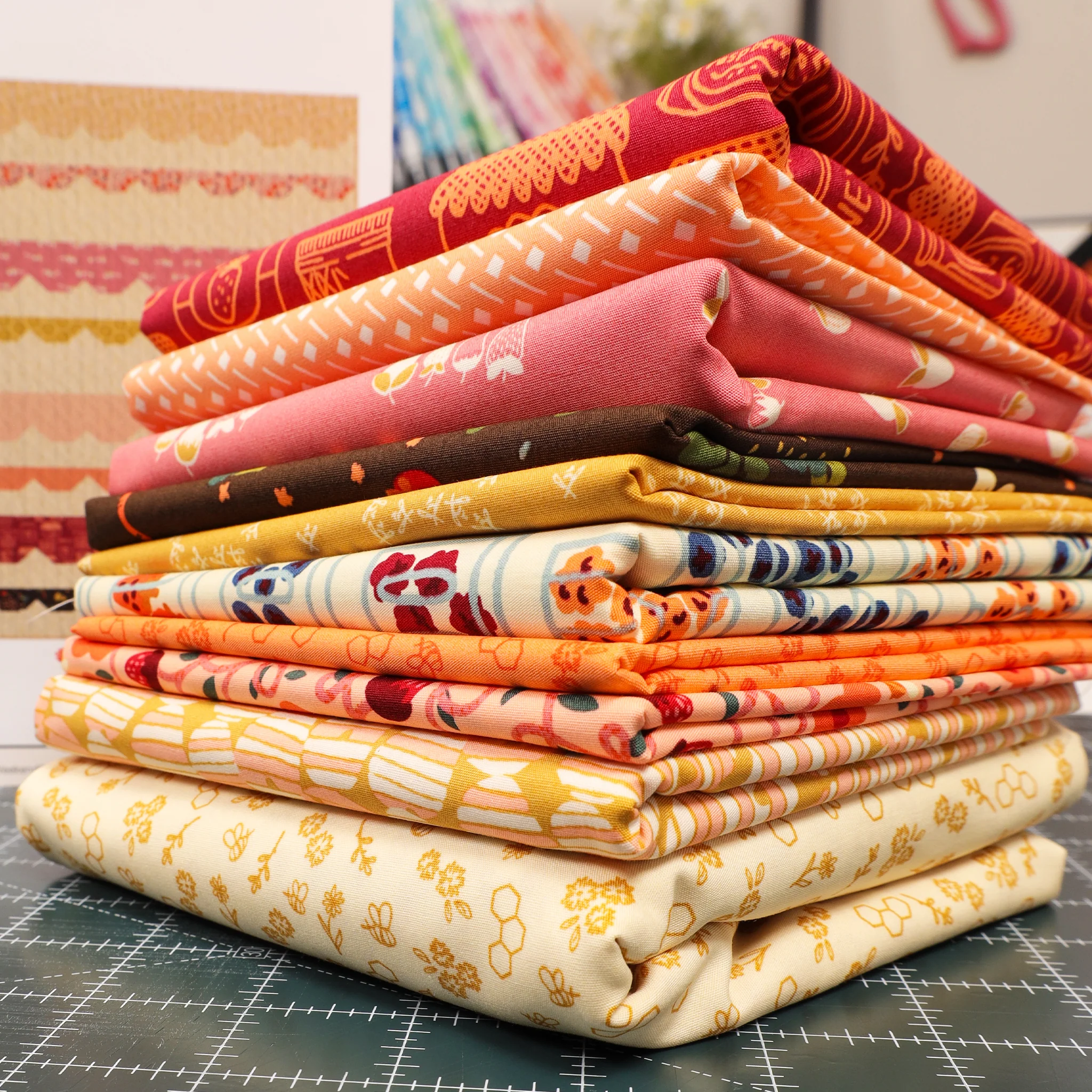 Summer Homestead Sweet Scallops Quilt Kit - Image 5