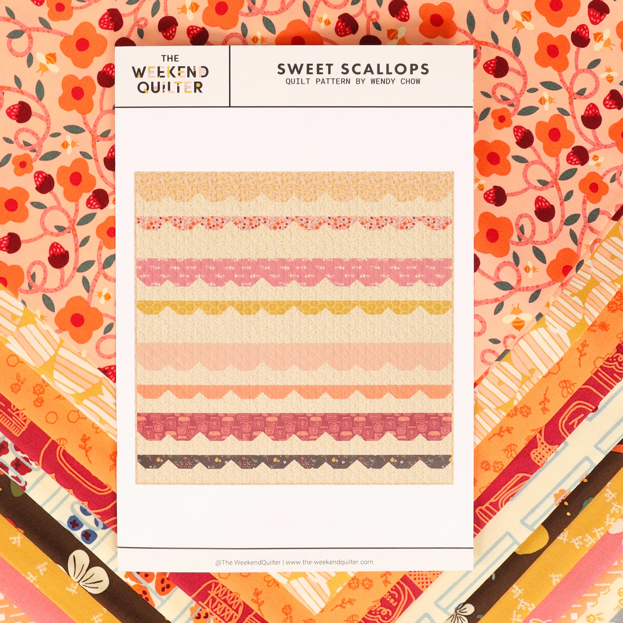 Summer Homestead Sweet Scallops Quilt Kit - Image 9
