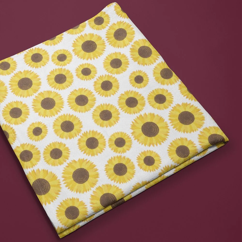Sunflowers and Bees Allover Fabric - Image 3