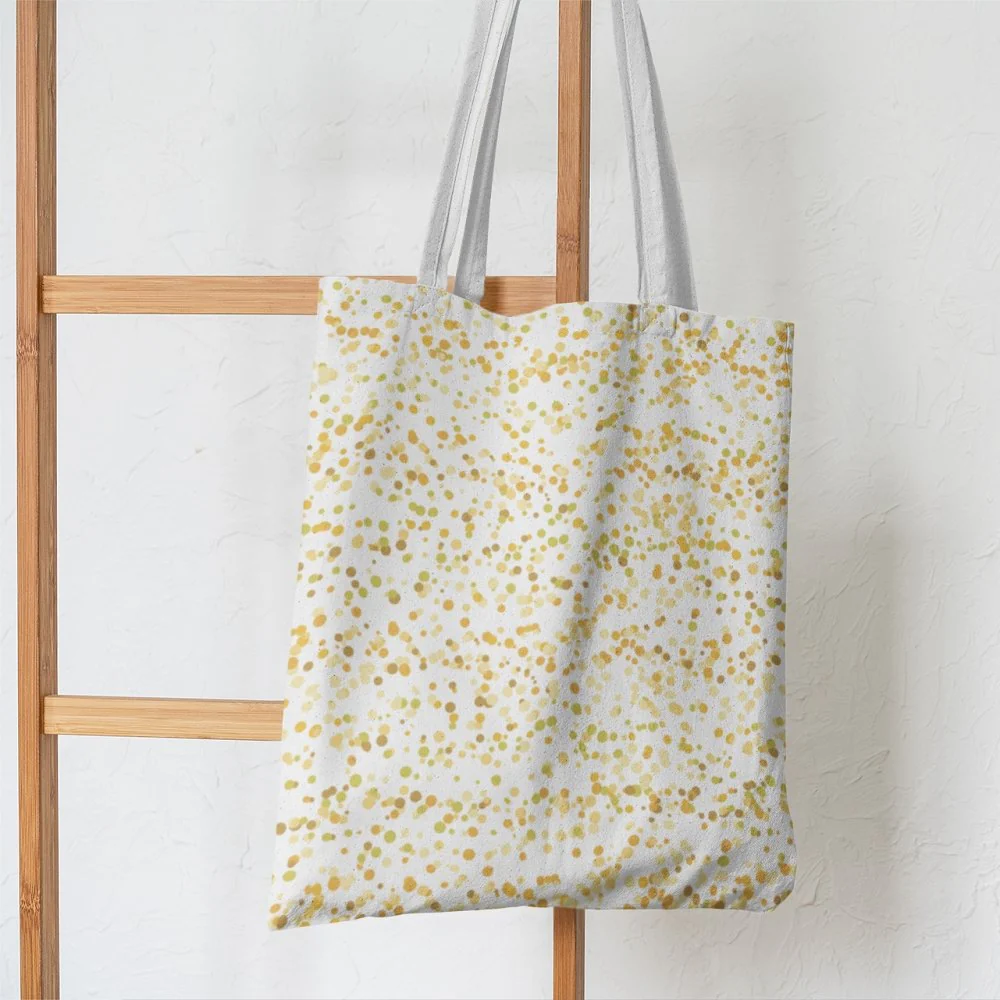 Sunflowers and Bees Dots Fabric - Image 5