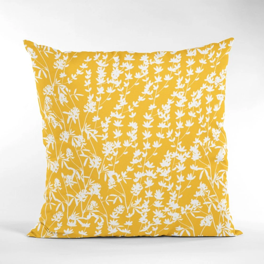 Sunflowers and Bees Floral Fabric - Yellow - Image 4