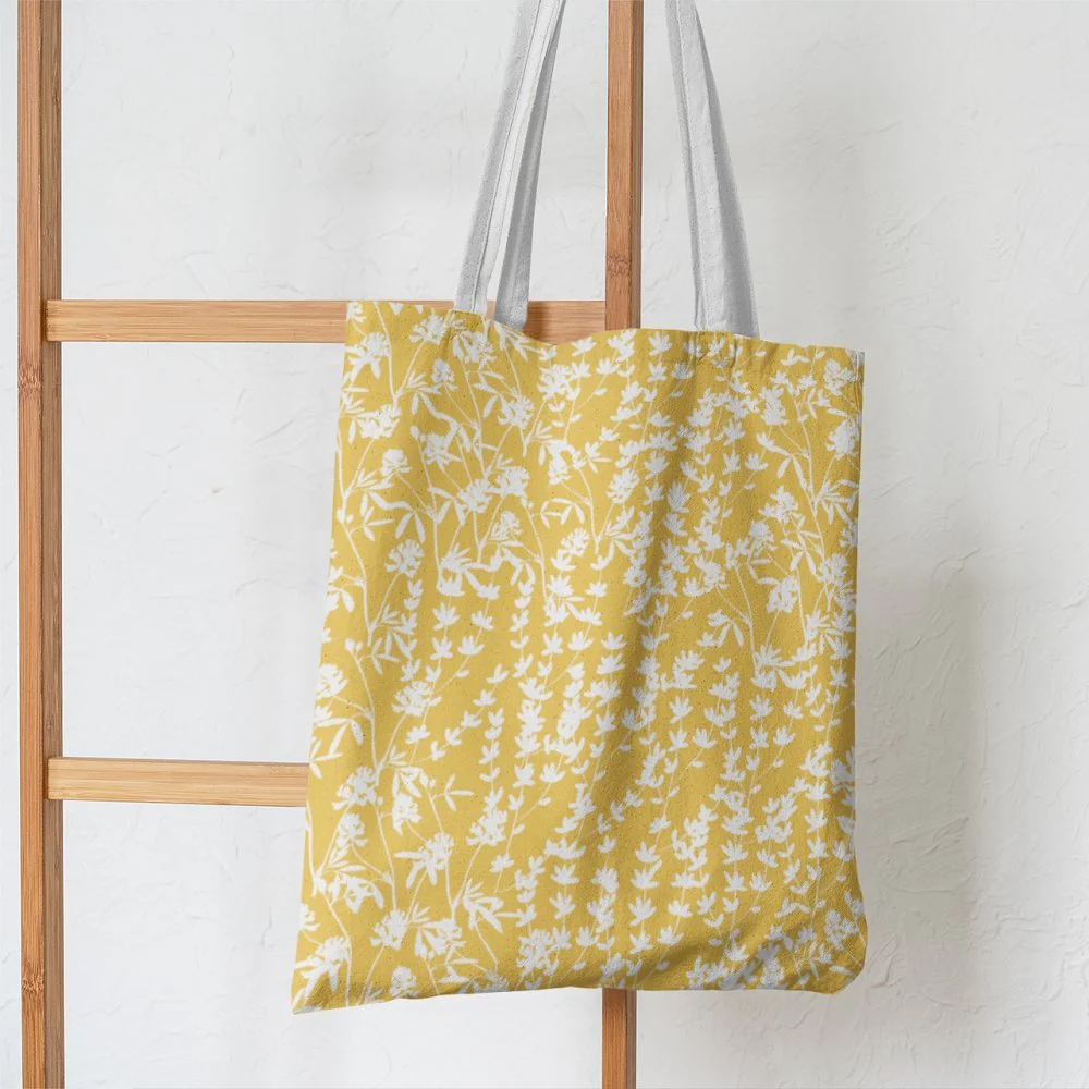 Sunflowers and Bees Floral Fabric - Yellow - Image 5