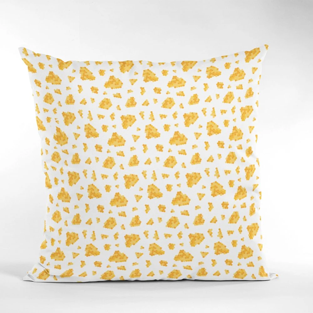 Sunflowers and Bees Honeycombs Fabric - Image 4