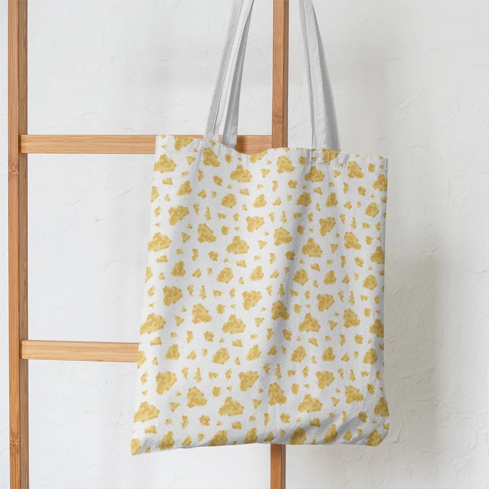 Sunflowers and Bees Honeycombs Fabric - Image 5