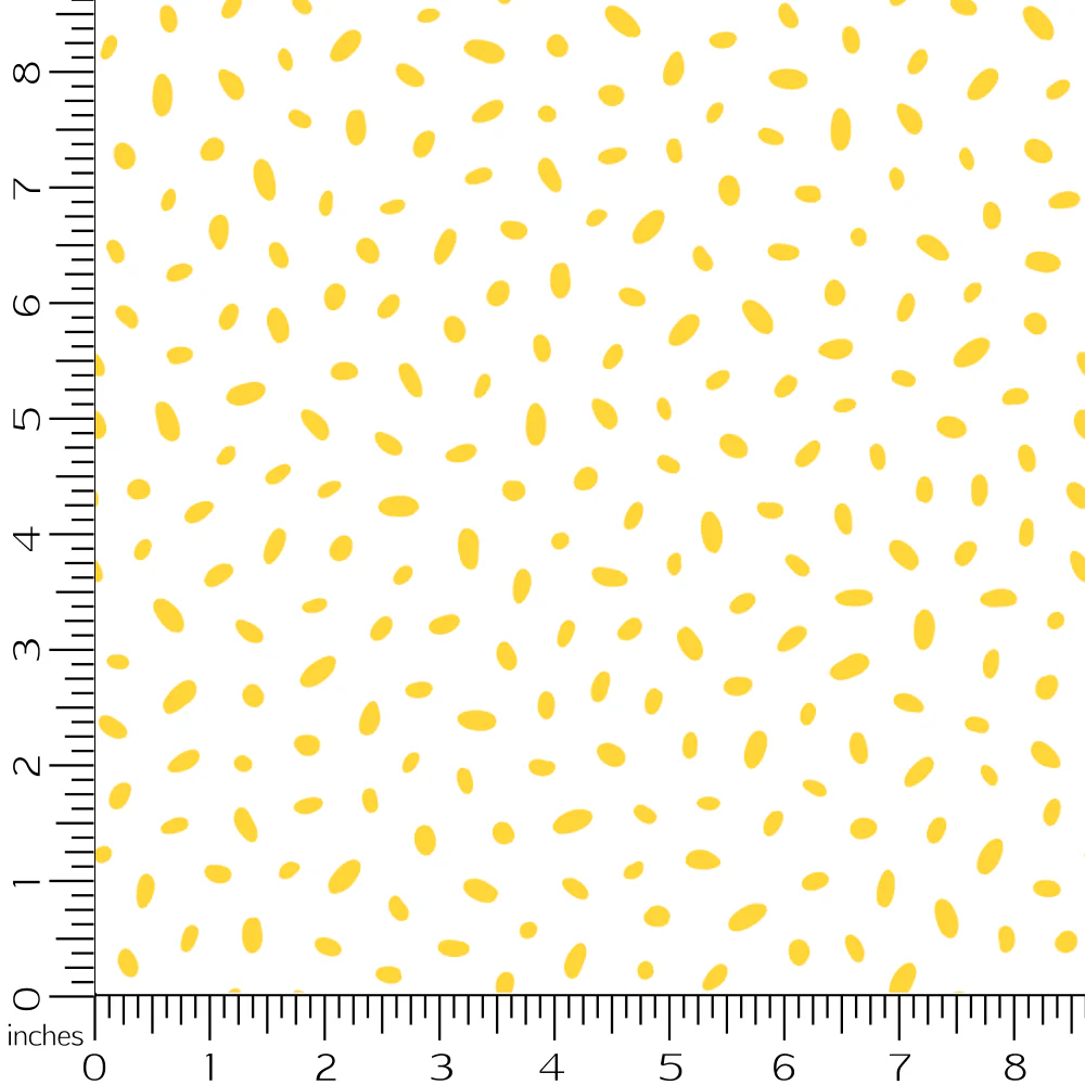 Sunflowers and Bees Seeds Fabric - White - Image 2