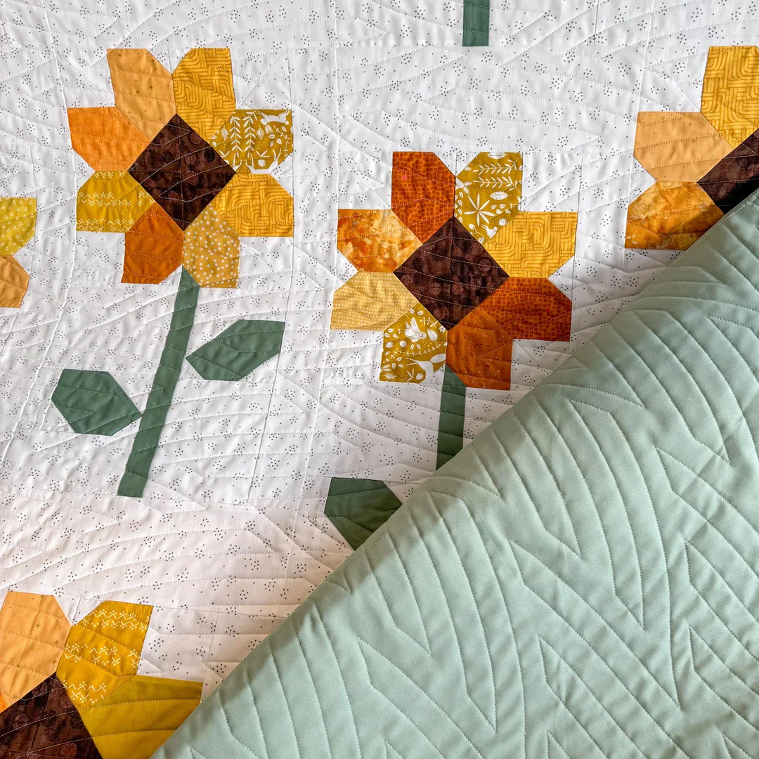 Sunflowers Quilt Pattern - Image 2