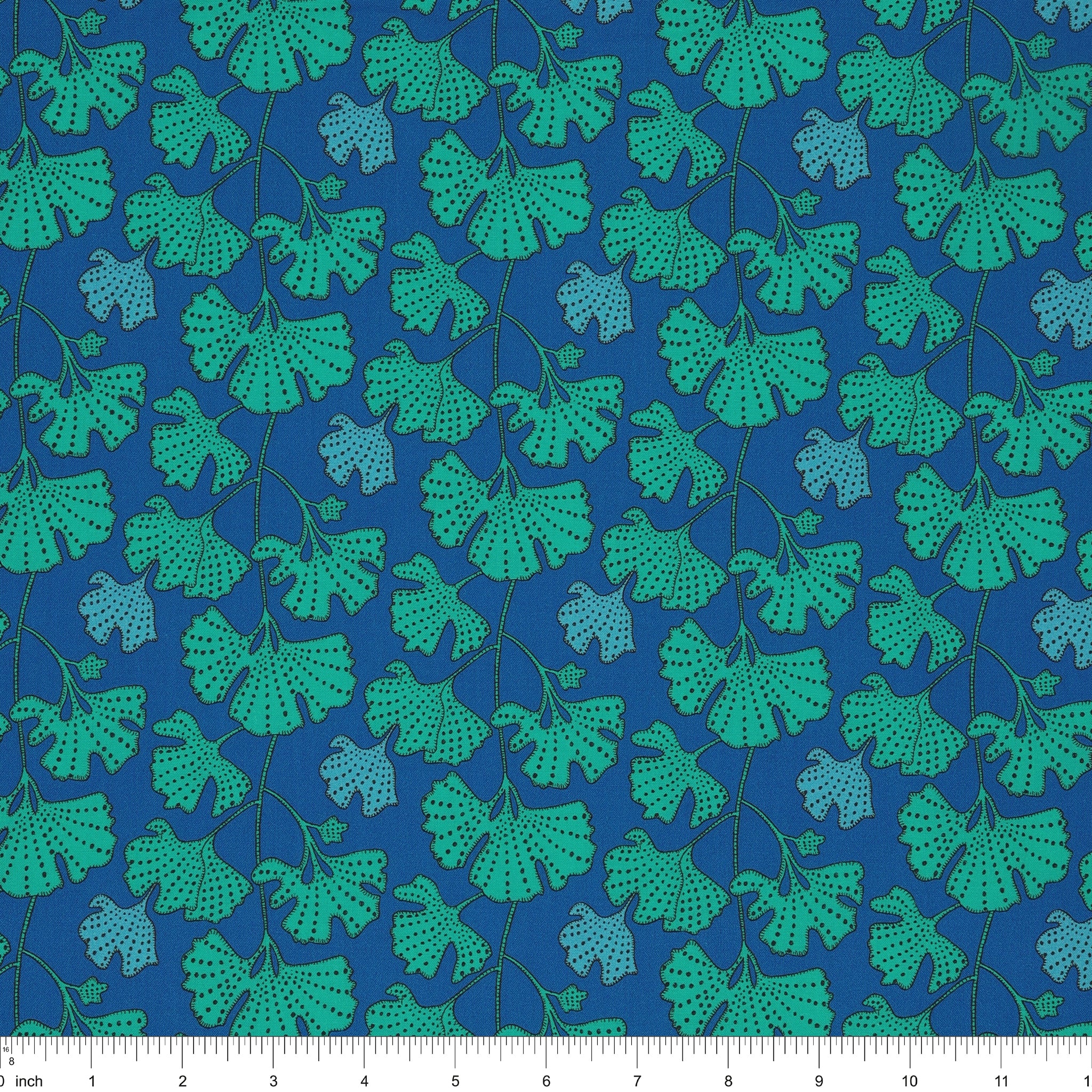 Sunshine Fabric Collection - Ginkgo Cerulean - Image 3