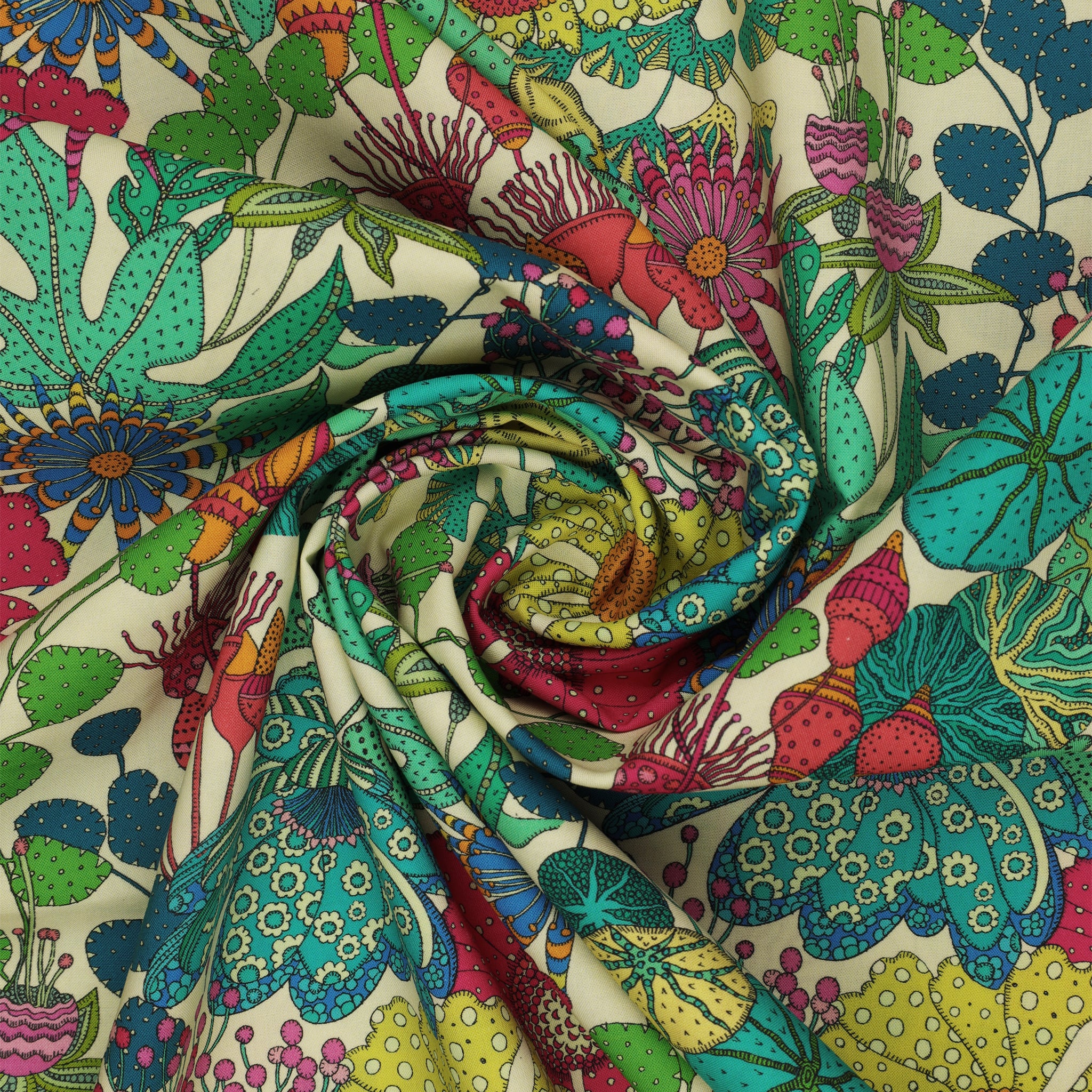 Sunshine Fabric Collection - Peony Park Cream - Image 2