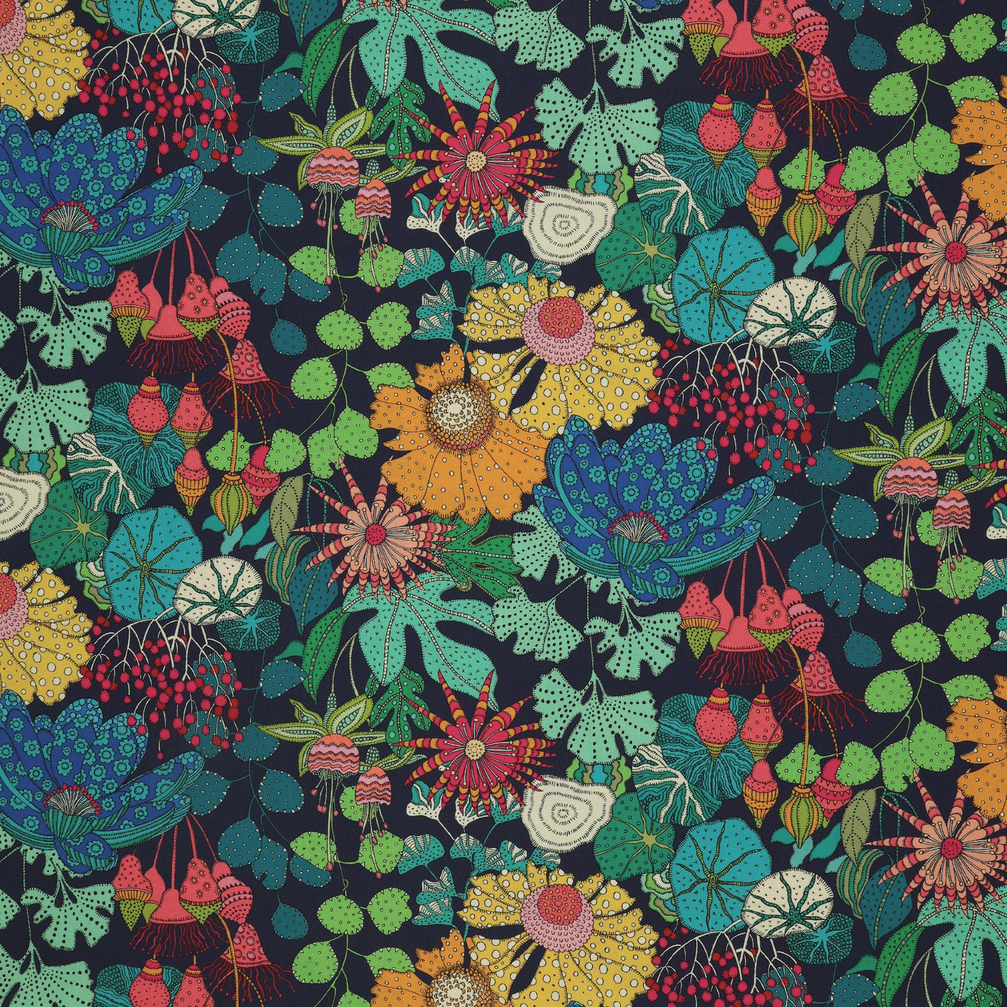 Sunshine Fabric Collection - Peony Park Indigo