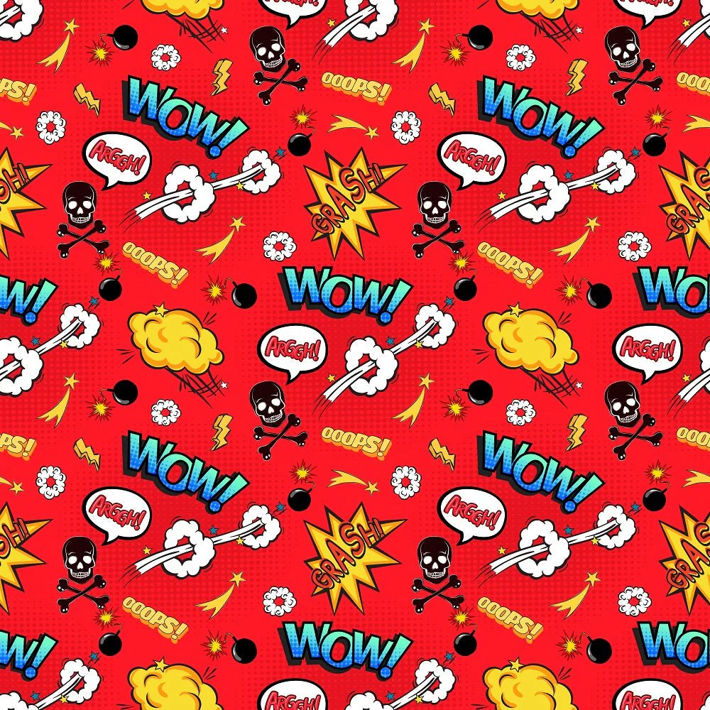 Super Hero - Red Fabric