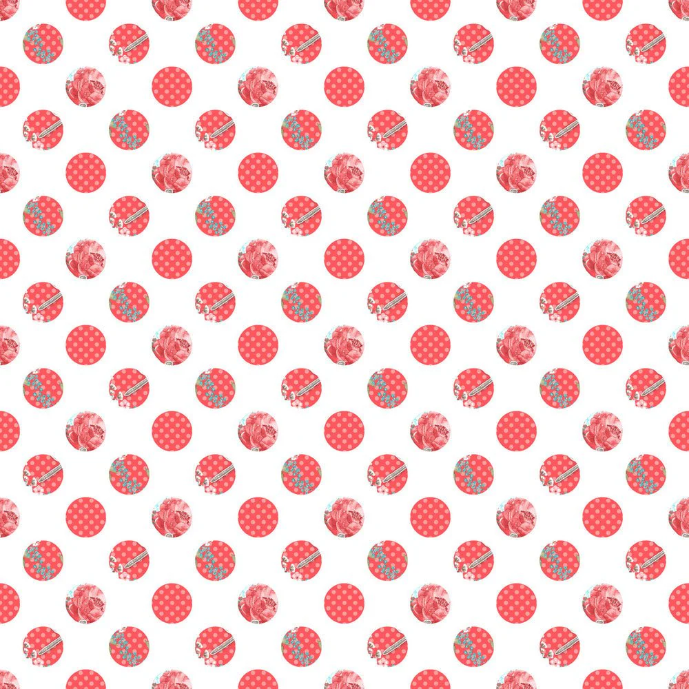 Sweet Dragonfly Dots Fabric