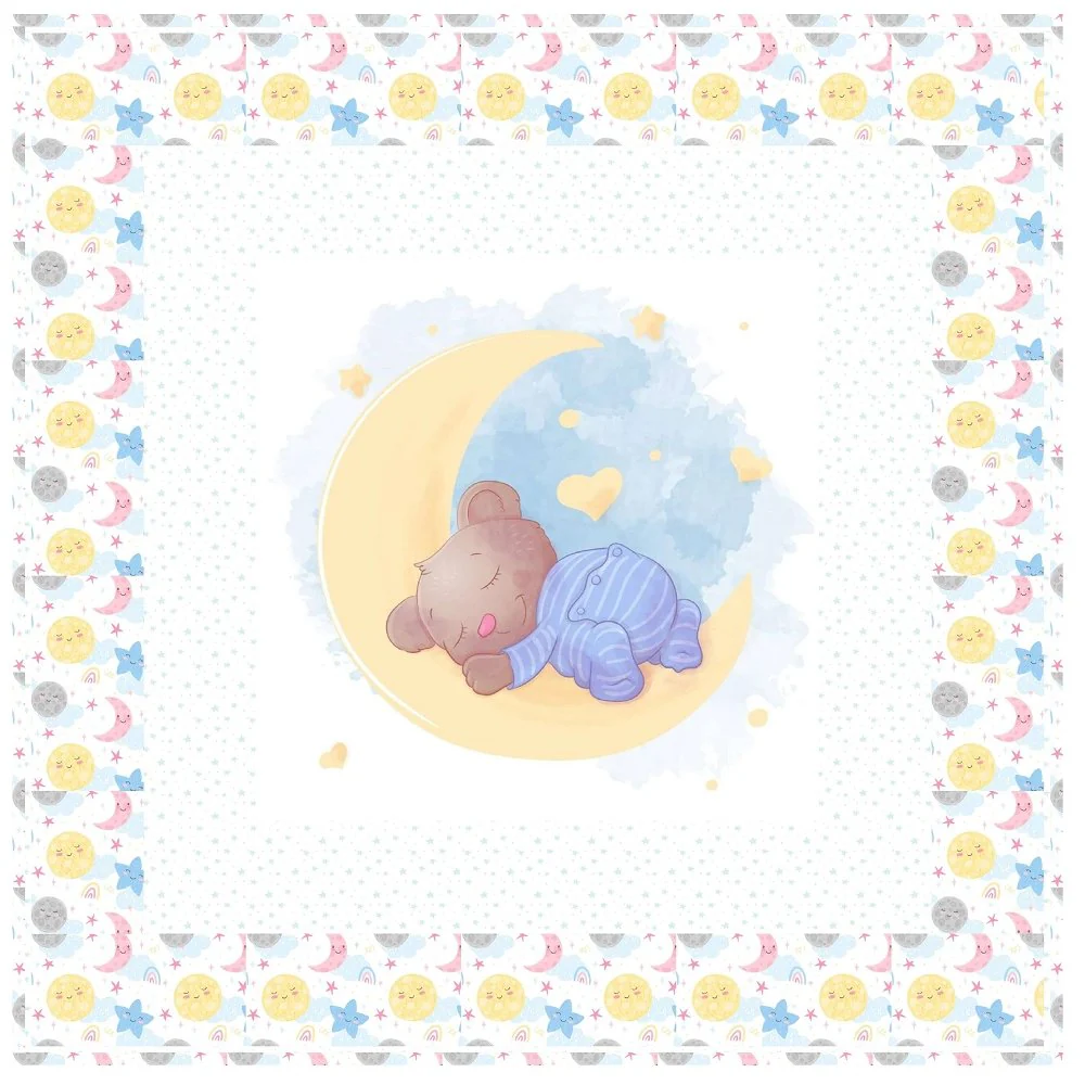 Sweet Dreams Baby Bear Wall Hanging 42" x 42"