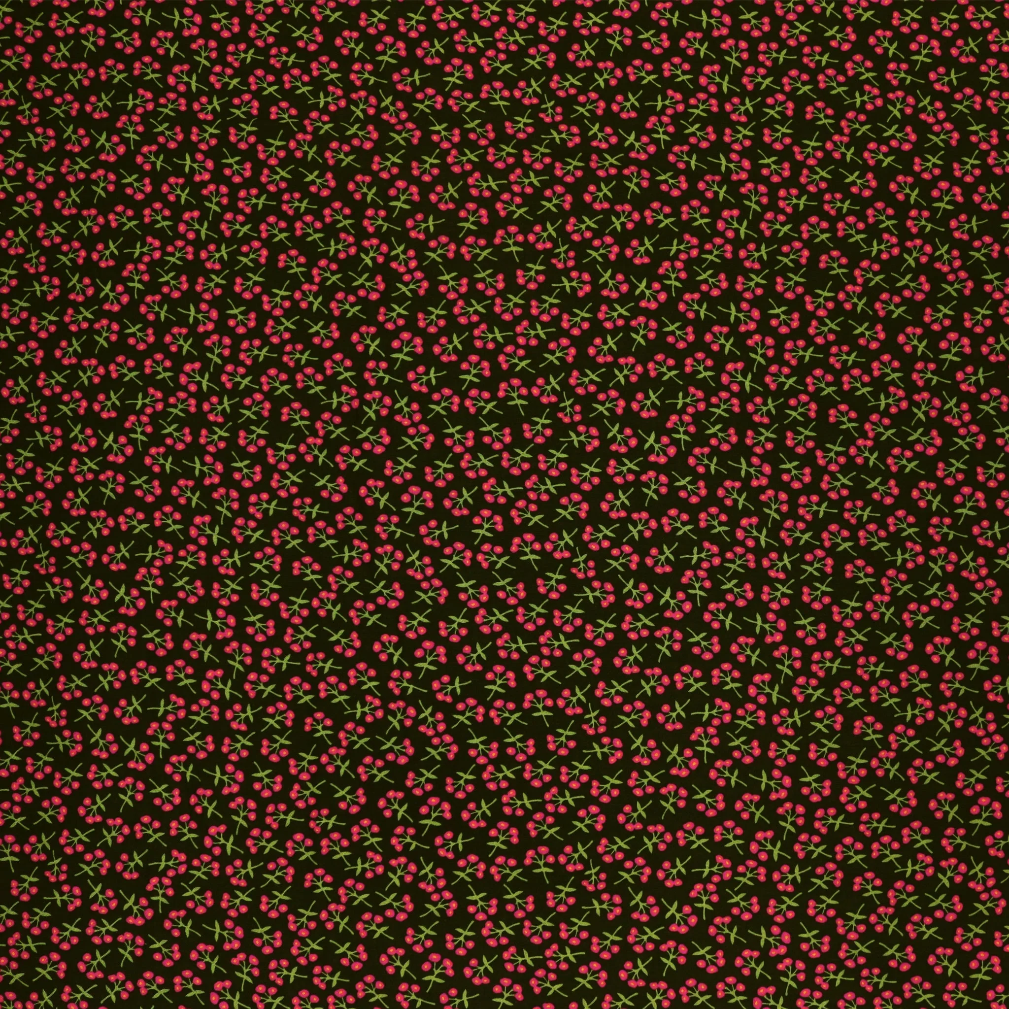 Sweet Floret Cerise Fabric in Rayon