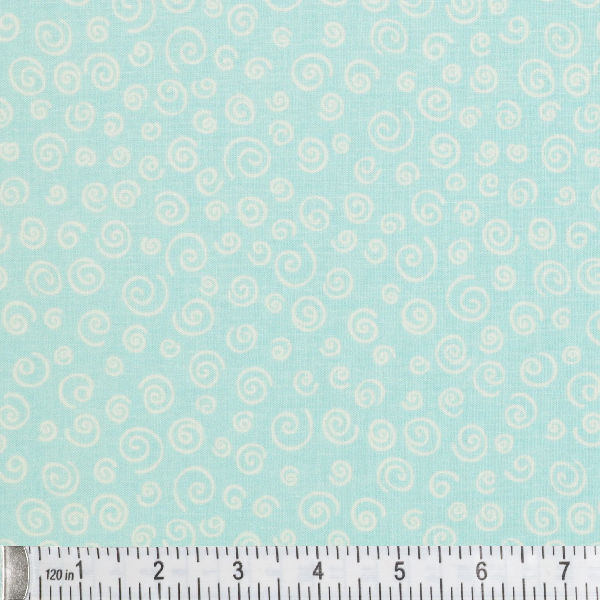 Sweet Little Lamb Fabric Collection - Dreamy Swirls Aqua - Image 3