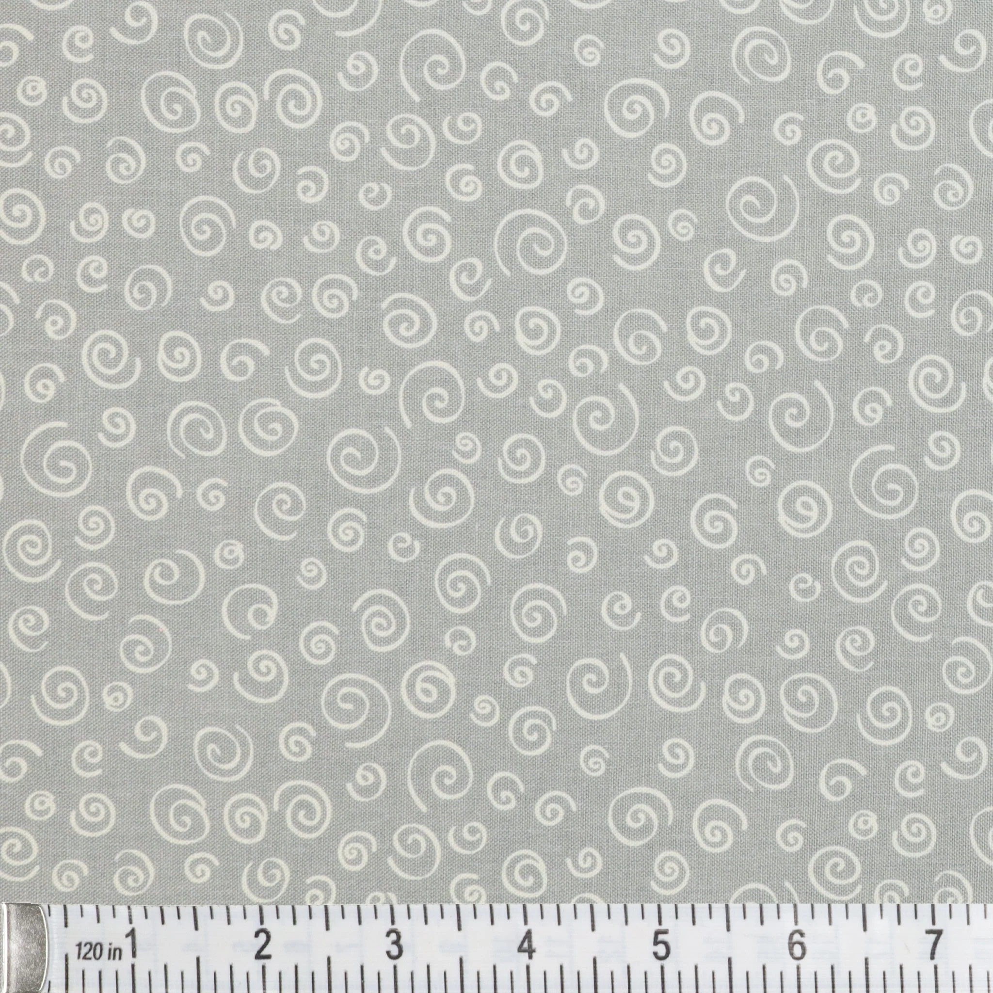 Sweet Little Lamb Fabric Collection - Dreamy Swirls Gray - Image 3