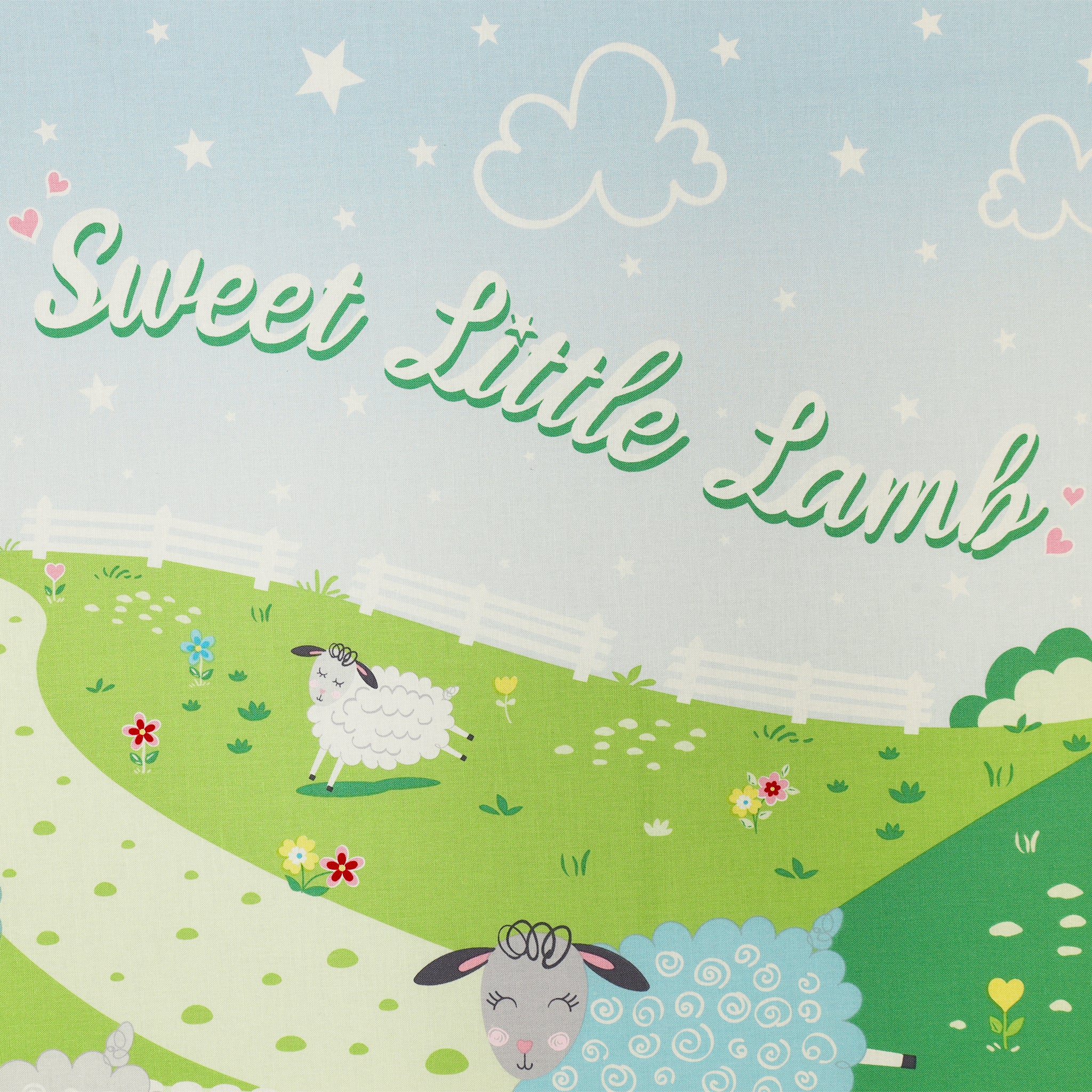 Sweet Little Lamb Fabric Collection - Little Lamb Panel - Image 6
