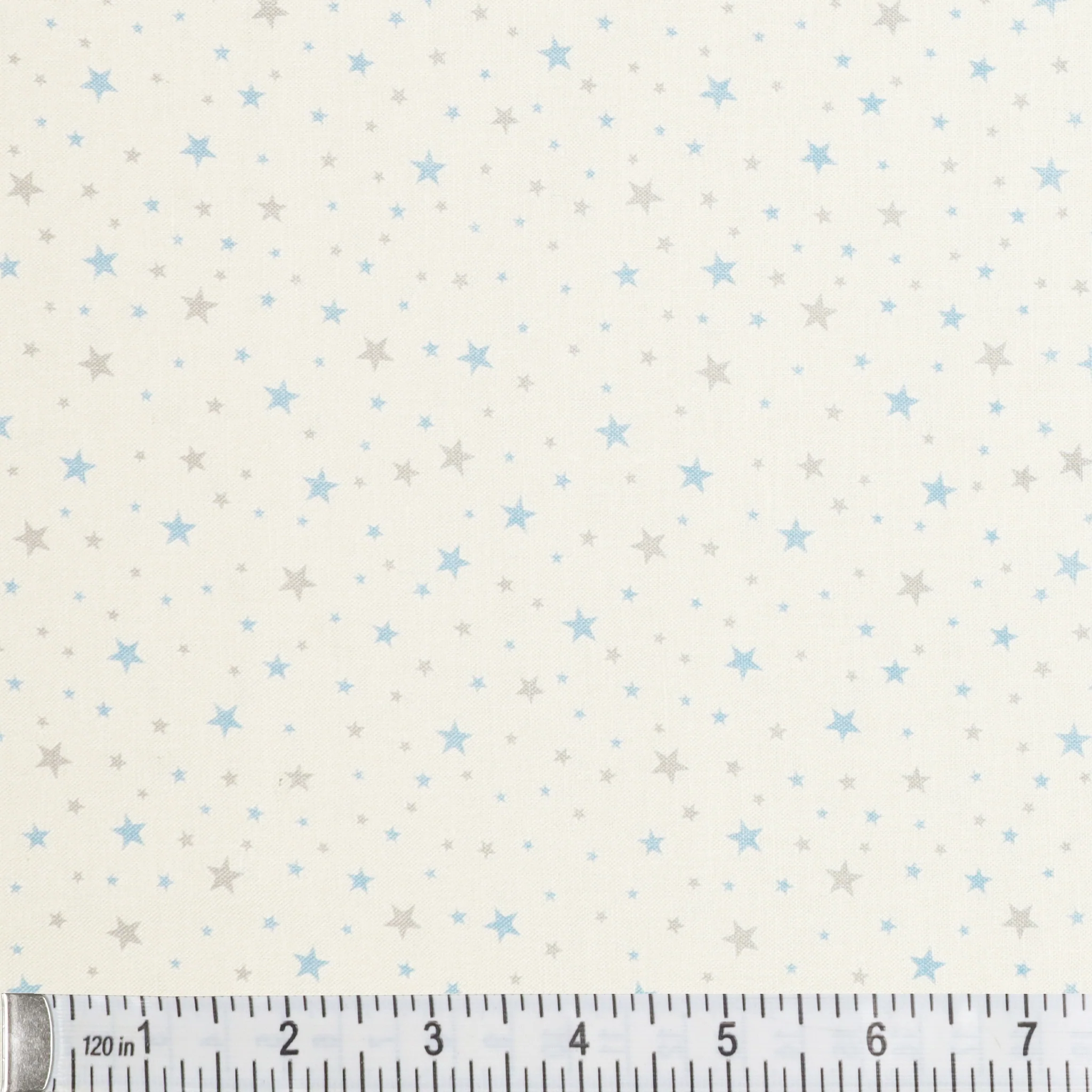 Sweet Little Lamb Fabric Collection - Little Stars White - Image 3