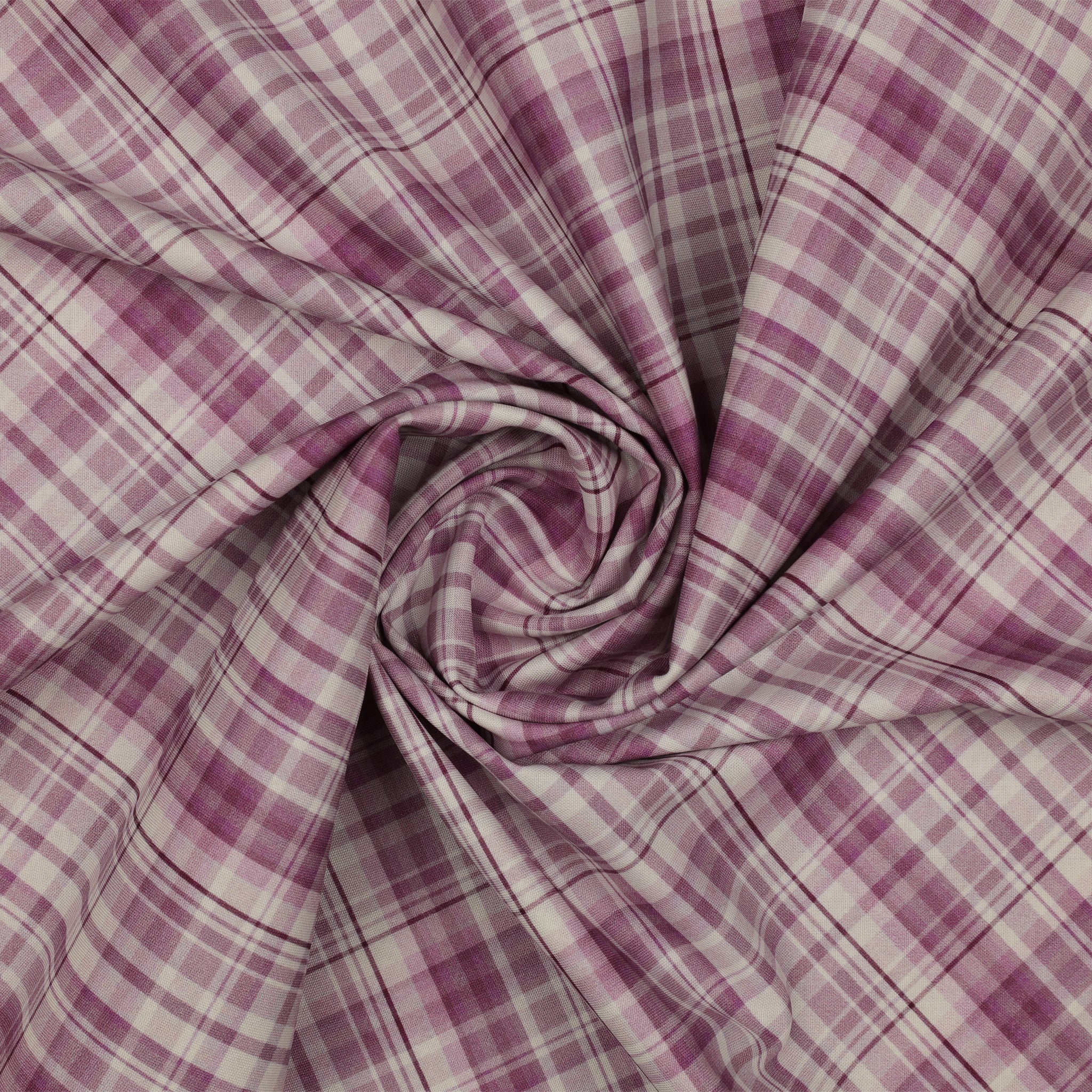 Sweet Meadow Fabric Collection - Garden Plaid Mauve - Image 2