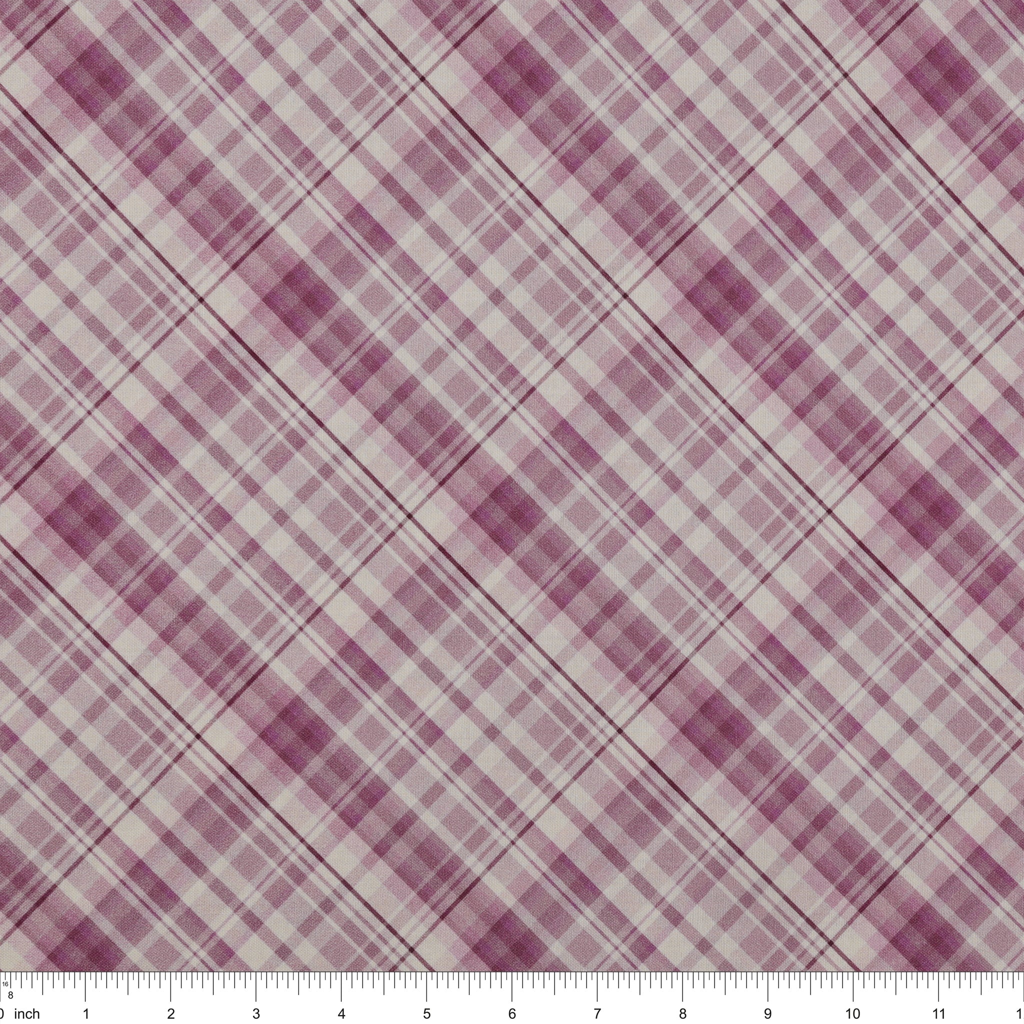 Sweet Meadow Fabric Collection - Garden Plaid Mauve - Image 3