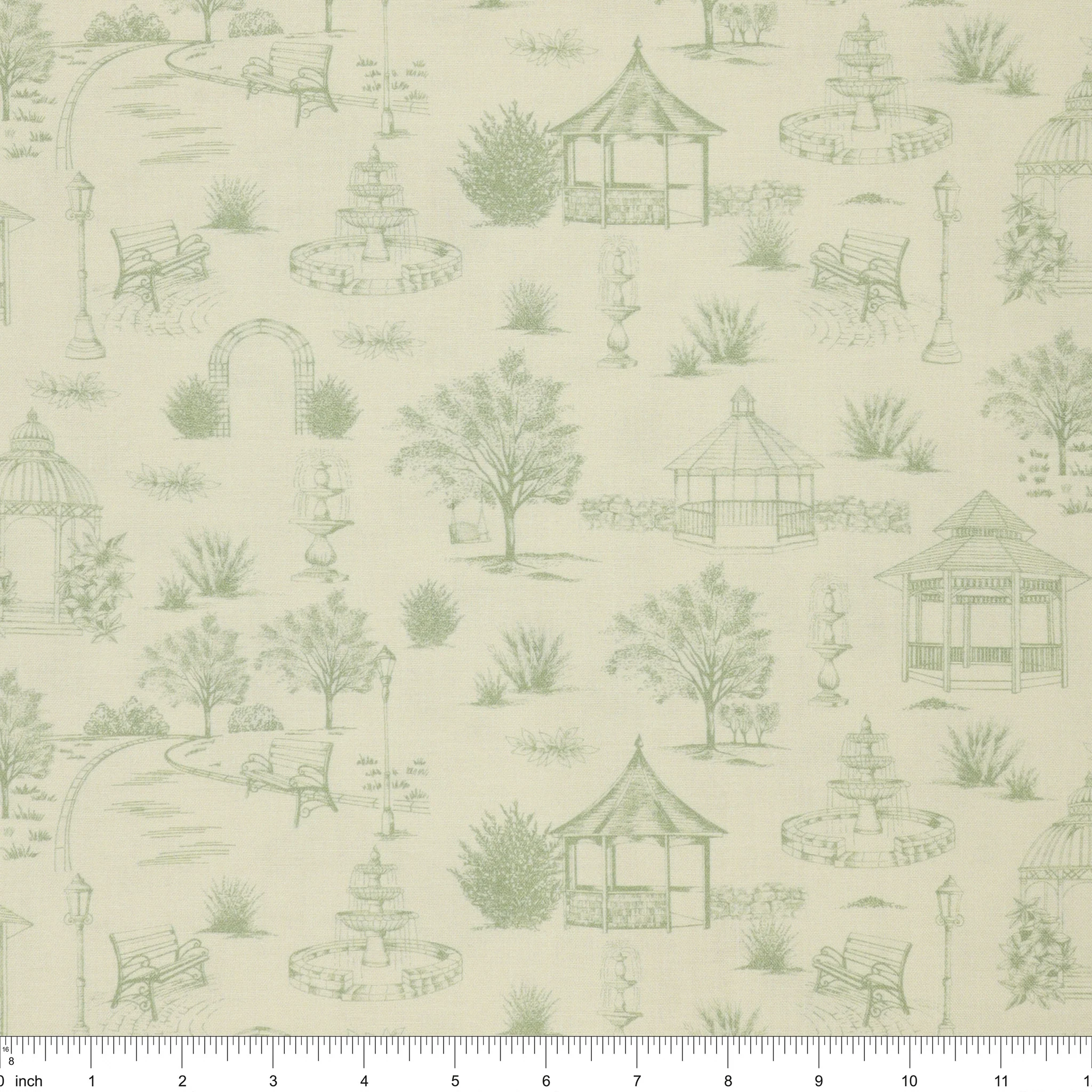 Sweet Meadow Fabric Collection - Garden Toile Cream - Image 3