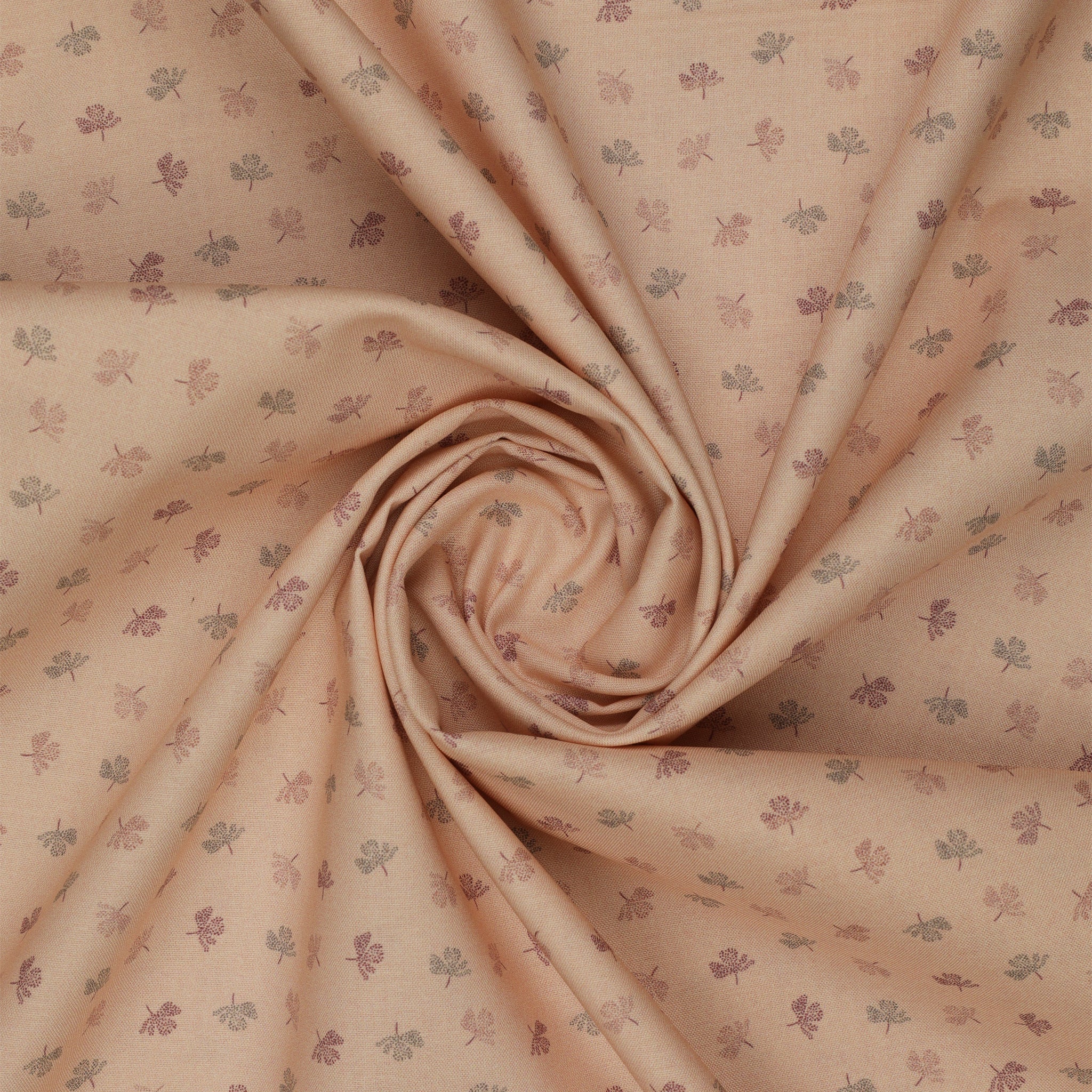 Sweet Meadow Fabric Collection - Leafy Meadow Apricot - Image 2