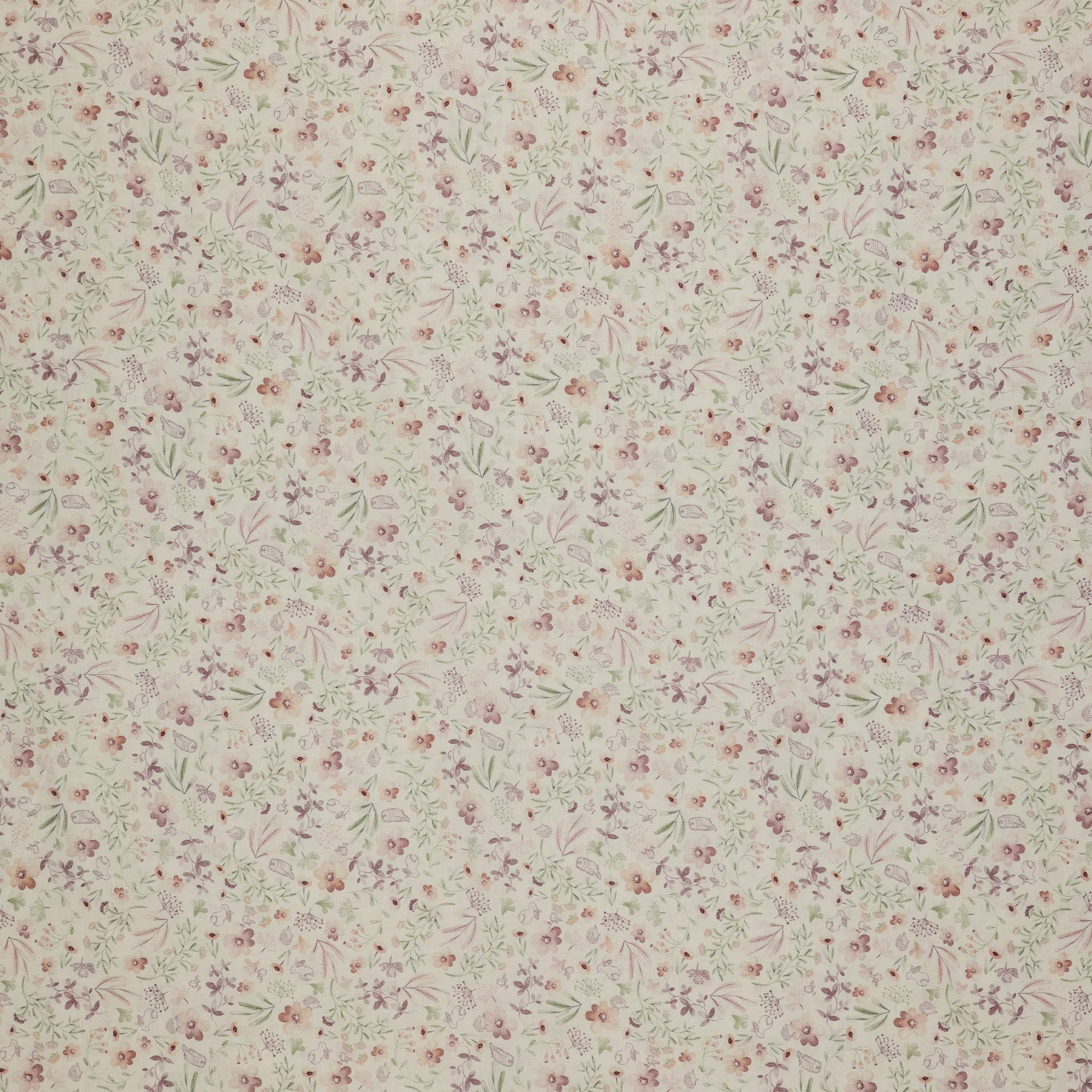 Sweet Meadow Lawn Fabric Collection - Meadow Garden Cream
