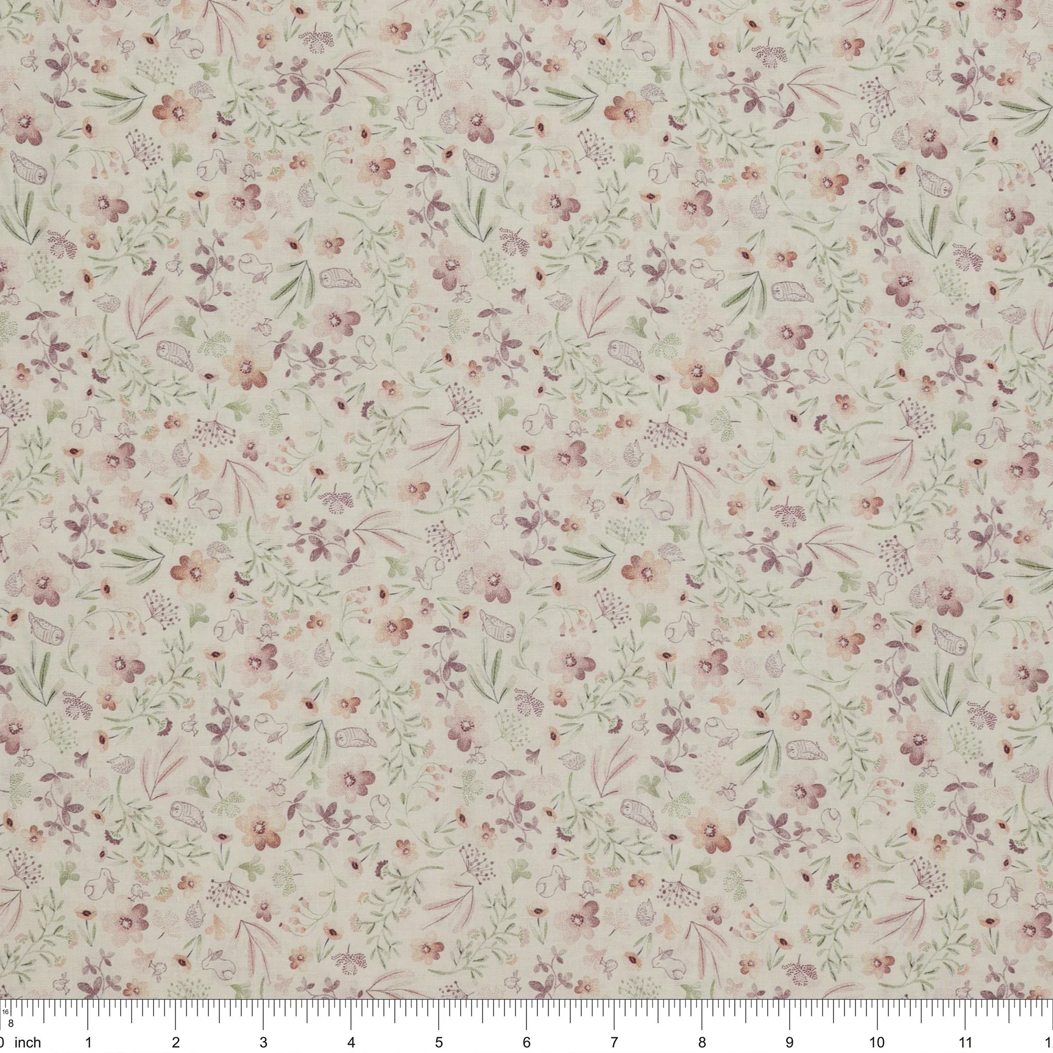 Sweet Meadow Lawn Fabric Collection - Meadow Garden Cream - Image 3