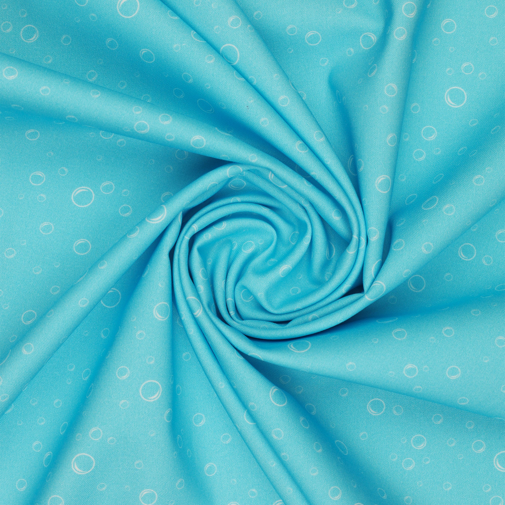 Swim With Me Fabric Collection - Bubbly Turquoise - Image 2