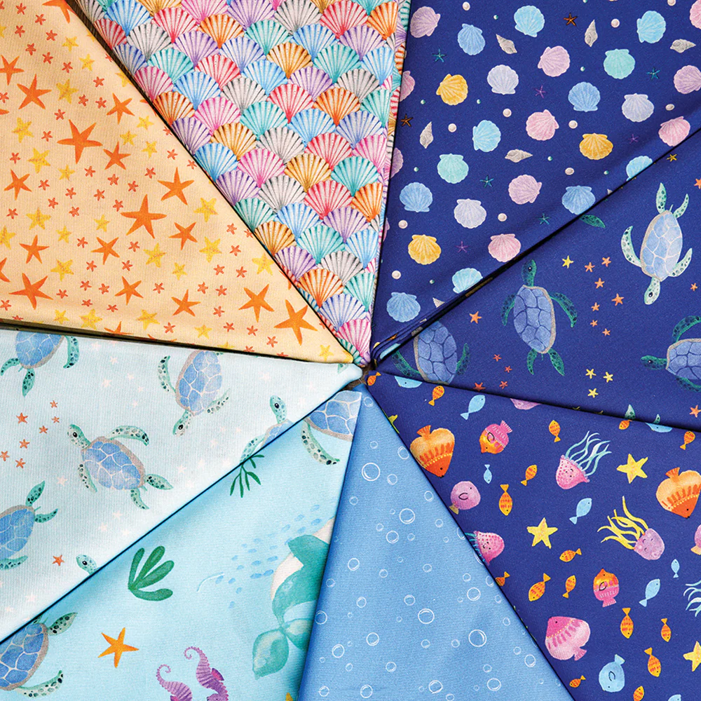 Swim With Me Fabric Collection - Let's Swim Panel Multi - Image 2