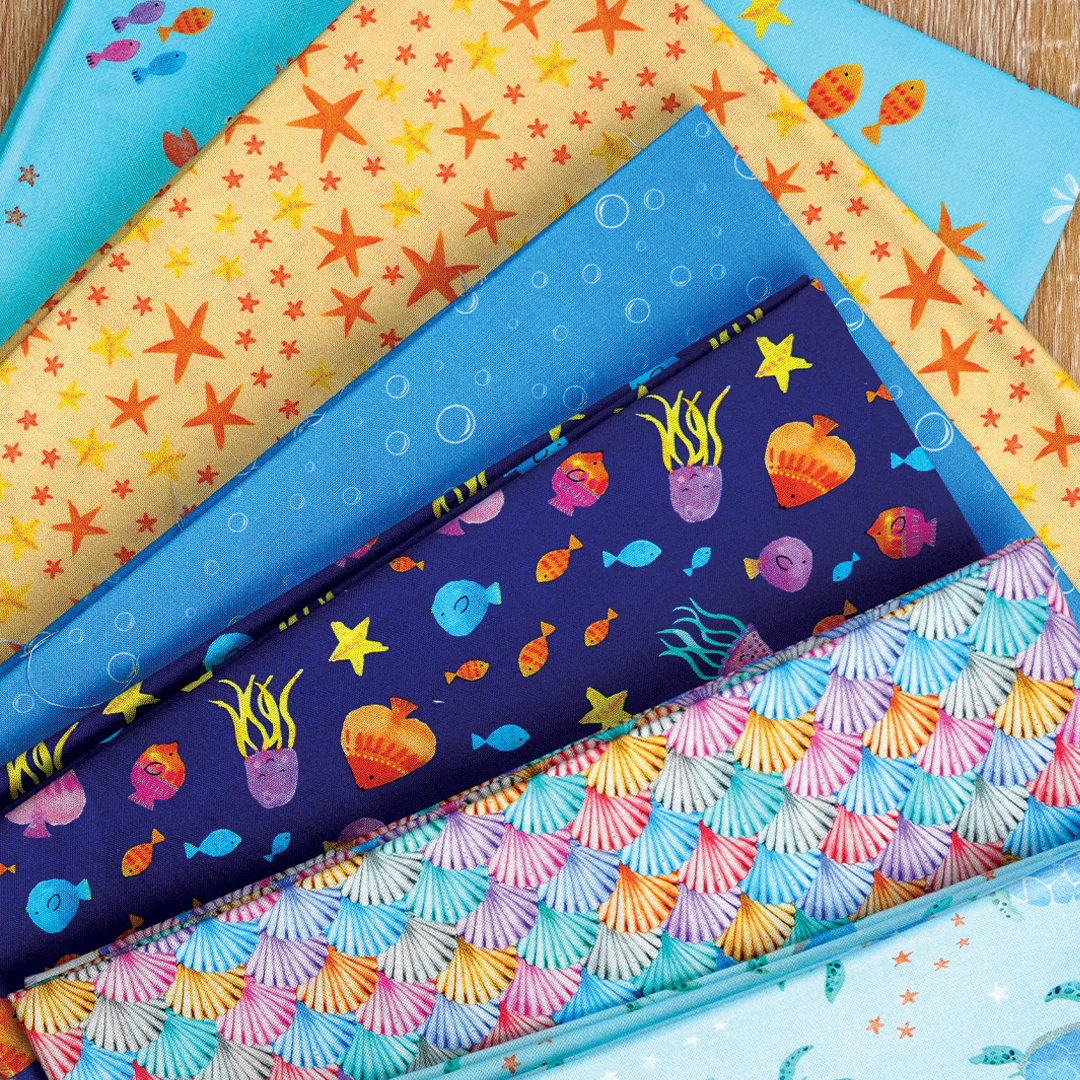 Swim With Me Fabric Collection - Let's Swim Panel Multi - Image 4