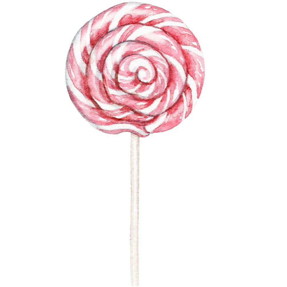 Swirled Lollipop Fabric Panel